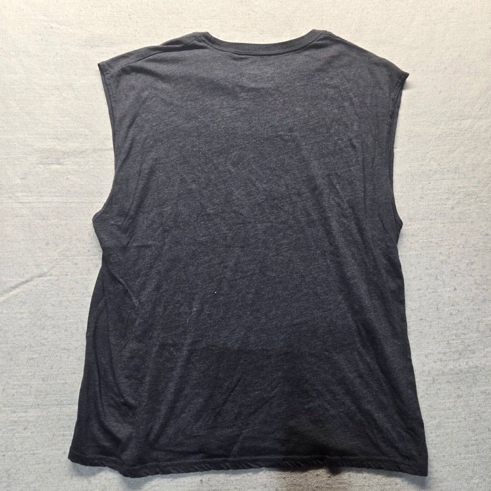 Next Level I'd Wrap That In Bacon Shirt Tank Top 2X Women Gray Cotton Blend Funny Casual Sleeveless Round Neck Next Level Graphic Print Vintage No Size XXL / US 16-18 / IT 52-54 - 6 Thumbnail