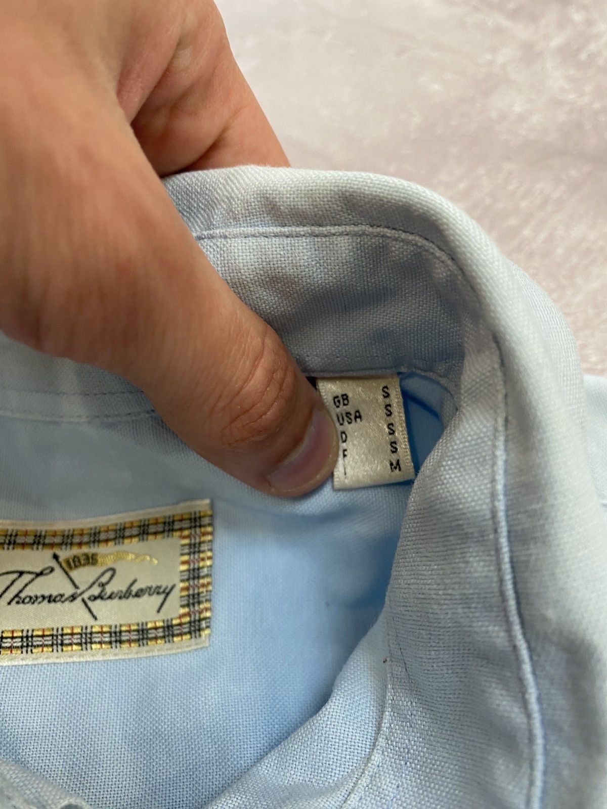 Burberry Vintage Thomas Burberry Long Sleeve Shirt Nova Check Size US S / EU 44-46 / 1 - 10 Thumbnail