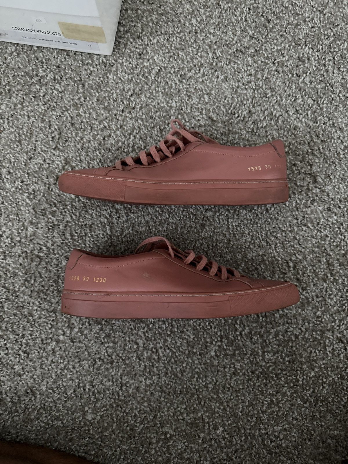 Common Projects Common Projects Rose Pink Achilles Sneakers Size 7.5 39 Size US 7.5 / EU 40-41 - 4 Thumbnail