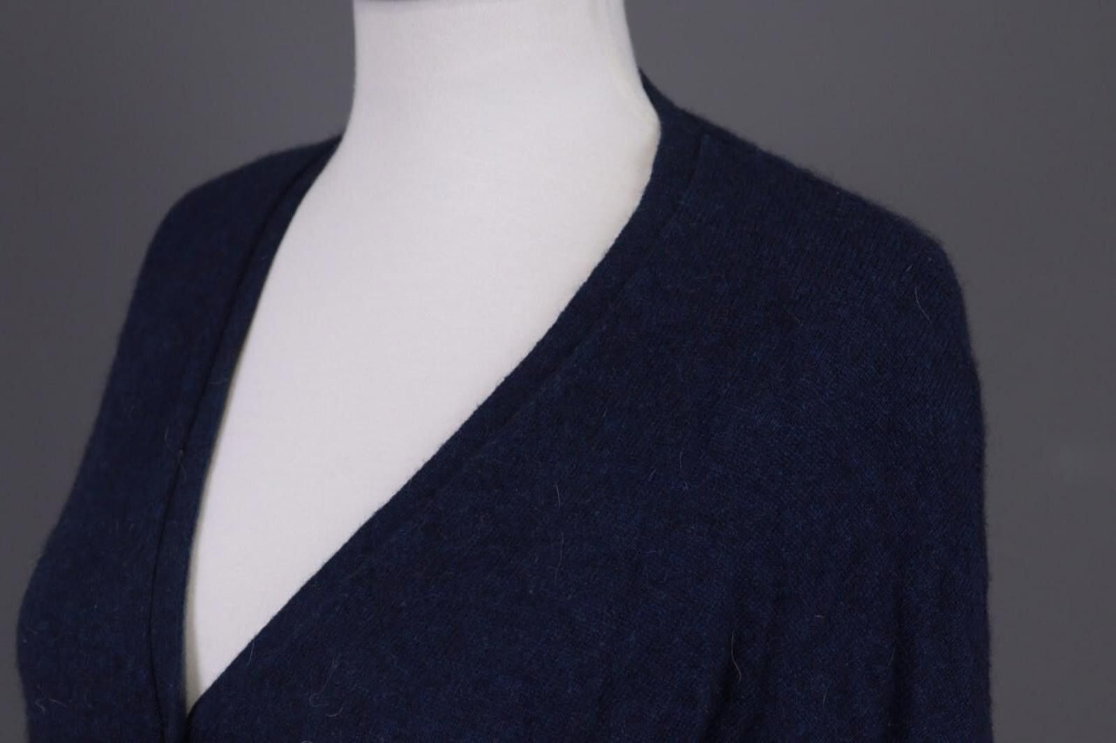 Designer Princess Goes Hollywood Blue Wool Sweater Size 40 / M Size M / US 6-8 / IT 42-44 - 7 Thumbnail