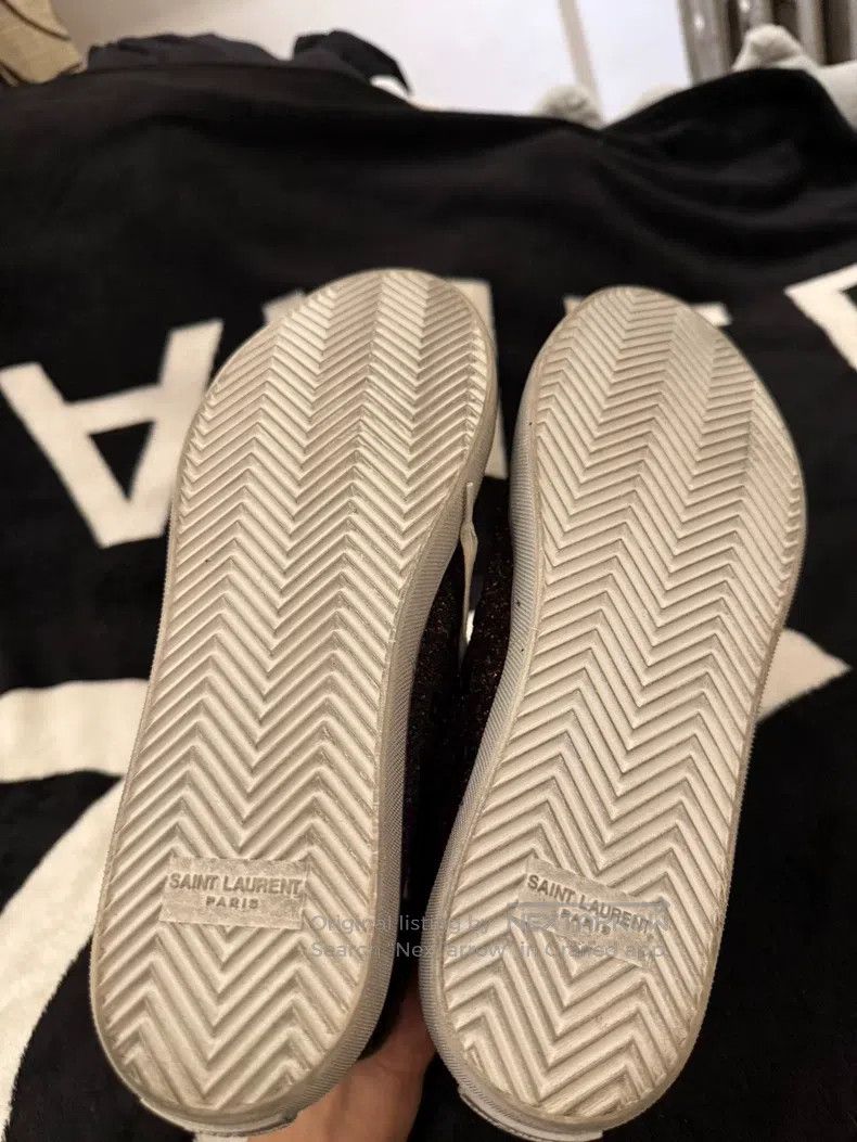 Saint Laurent Paris Saint Laurent Paris Glitter high-top sneakers, size 41 i Size US 8 / EU 41 - 9 Thumbnail