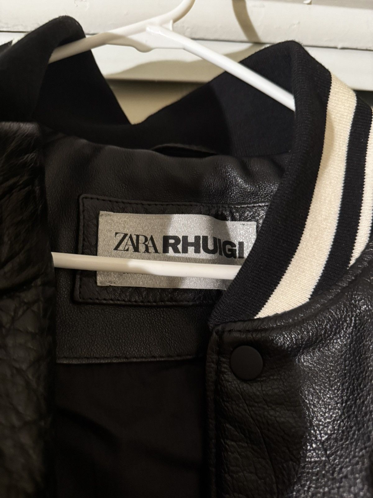 Rhude × Zara Rhuigi Rhude Zara Leather Jacket Rare Size US L / EU 52-54 / 3 - 3 Thumbnail