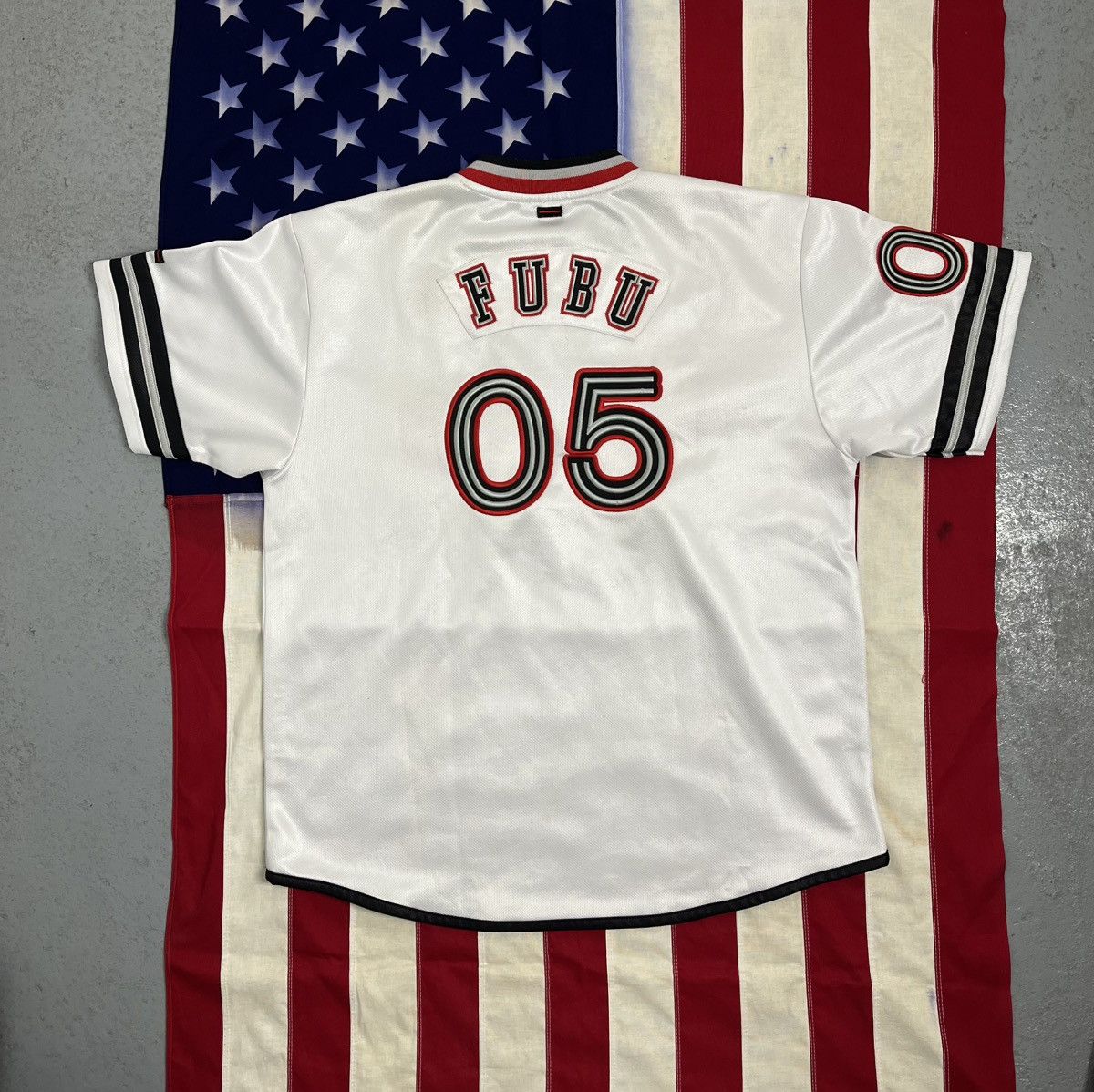 Fubu ⚡️Vintage New York FUBU Shirt- 90s Harlem ⚡️ Size US L / EU 52-54 / 3 - 2 Thumbnail