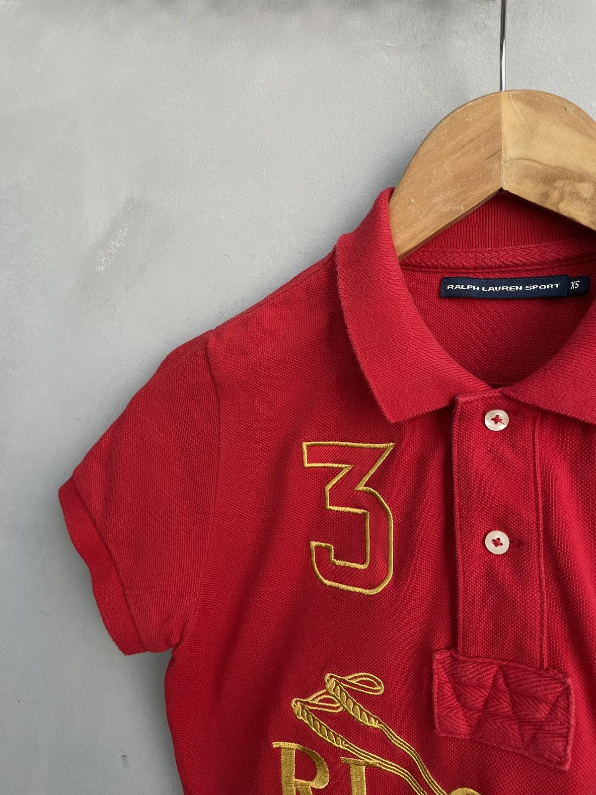 Polo Ralph Lauren Vintage old money Polo Ralph big lo RL club jersey t shirt Size XS / US 0-2 / IT 36-38 - 7 Thumbnail