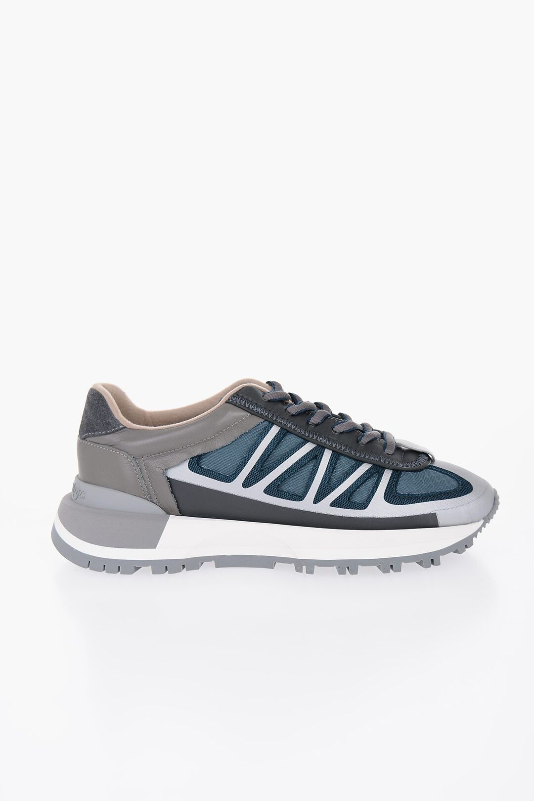 Maison Margiela og1mm1224 Running Low-Top Sneakers in Grey Size US 6 / IT 36 - 1 Thumbnail
