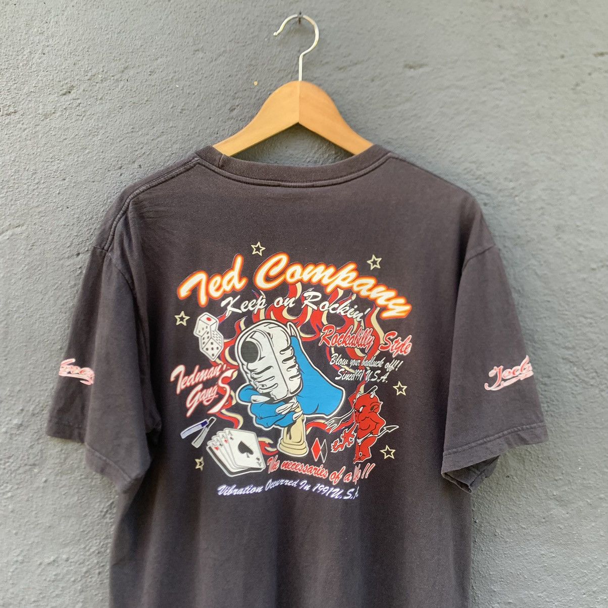 Tedman Thrashed Faded Tedman Japanese Brand Tee Size US L / EU 52-54 / 3 - 2 Thumbnail
