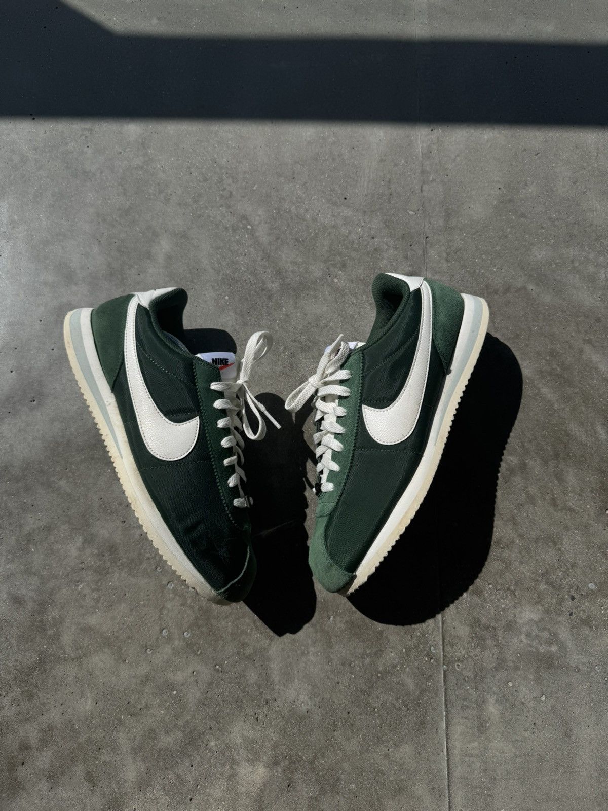 Nike Cortez hype bottle green sneakers