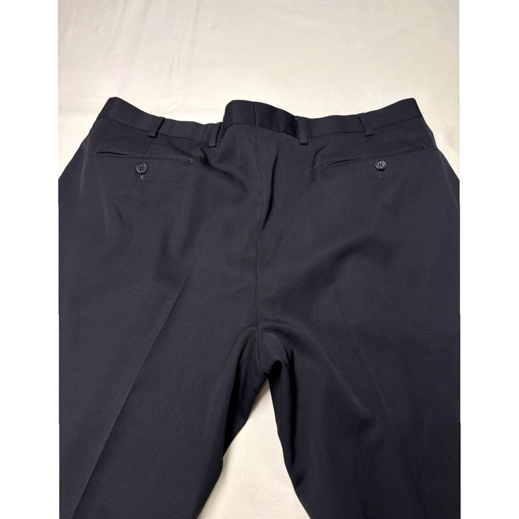 Brooks Brothers Brooks Brothers 1818 Madison Dress Pants Navy Blue 40x28 Wool Pleated Front Button Zip Pockets Classic Mens (Regular) Size US 40 / EU 56 - 7 Thumbnail