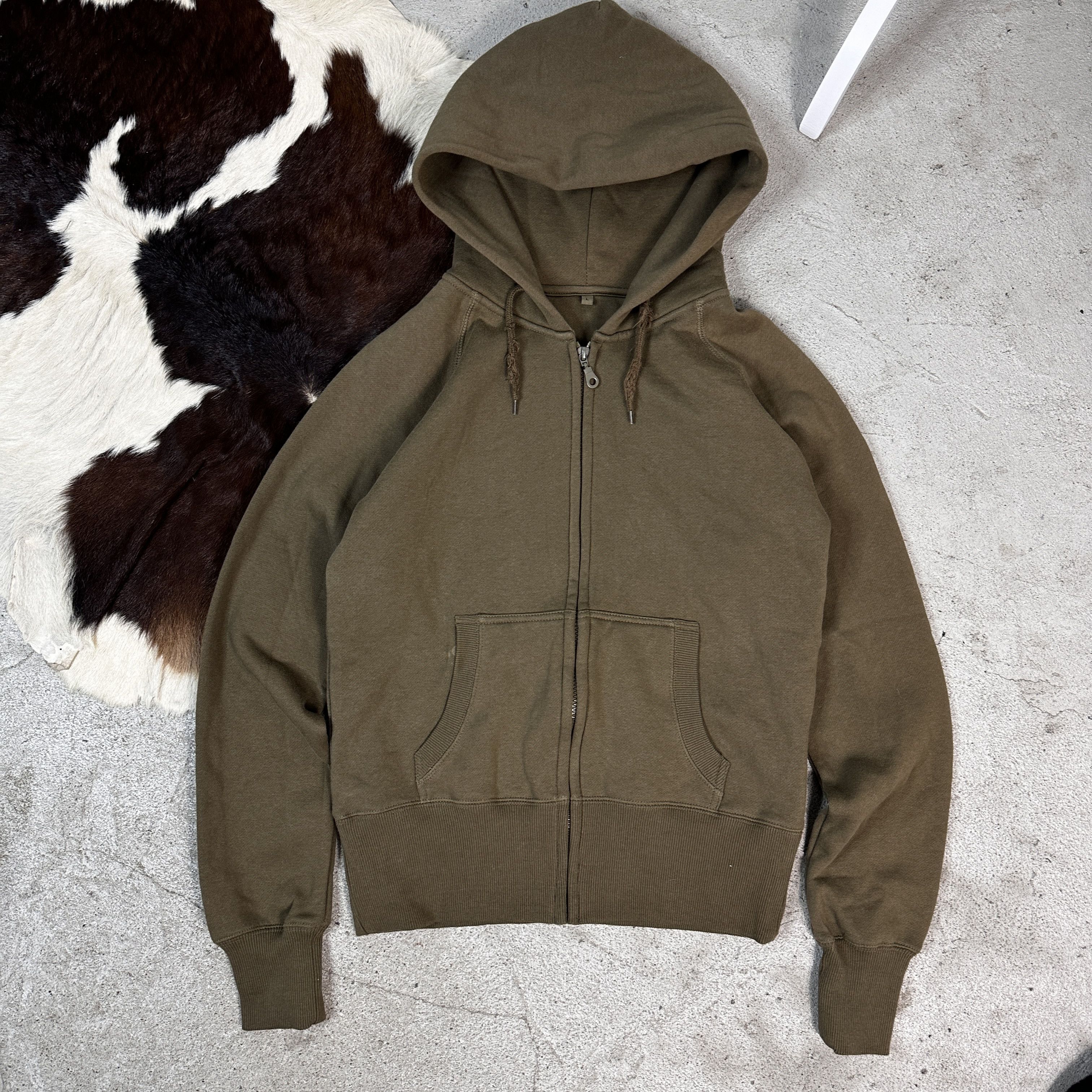 Vintage Vintage Zip Army Sweatshirt Size US S / EU 44-46 / 1 - 2 Thumbnail