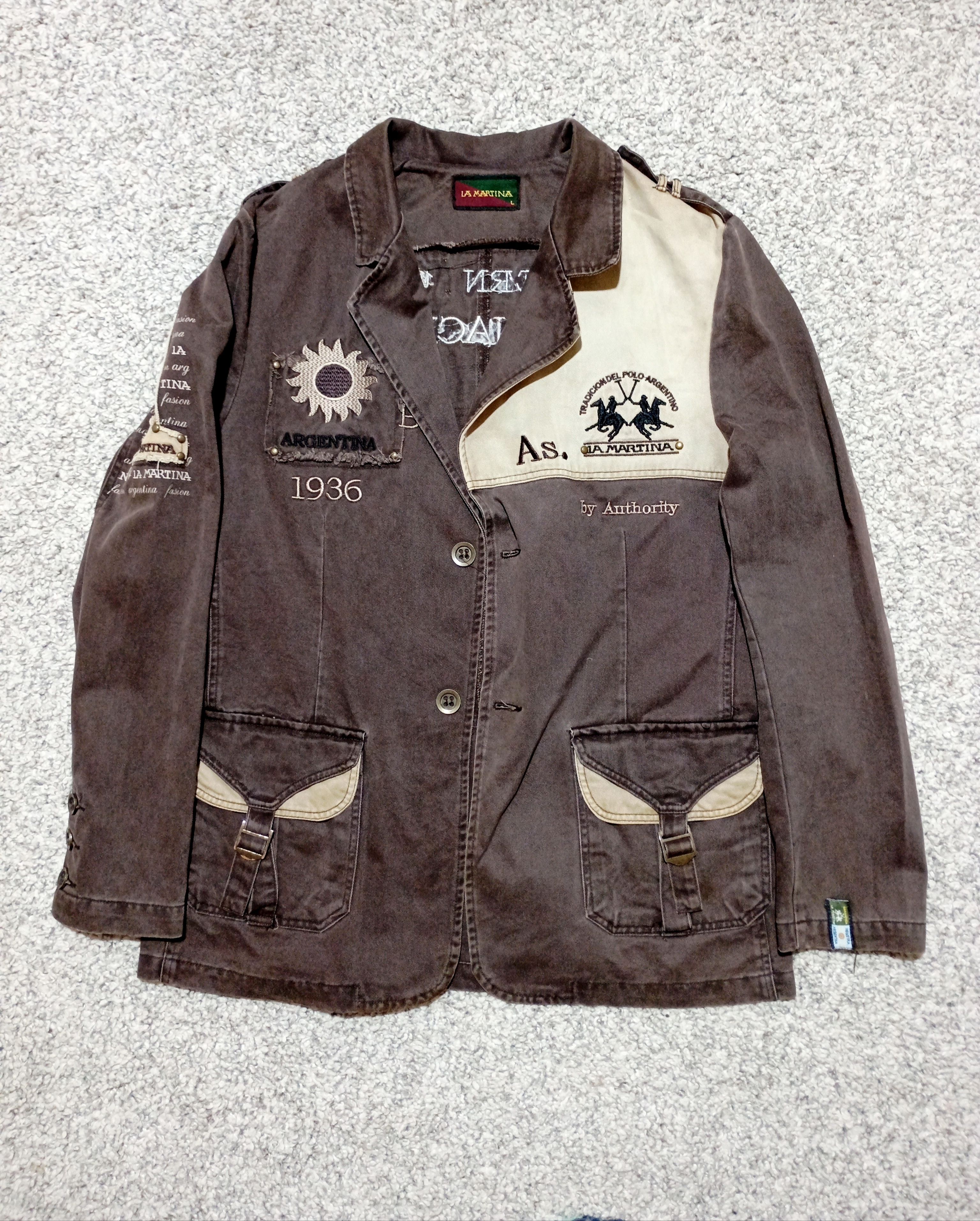 La Martina La Martina Blazer Vintage Jacket Avantgarde style Size US L / EU 52-54 / 3 - 1 Thumbnail