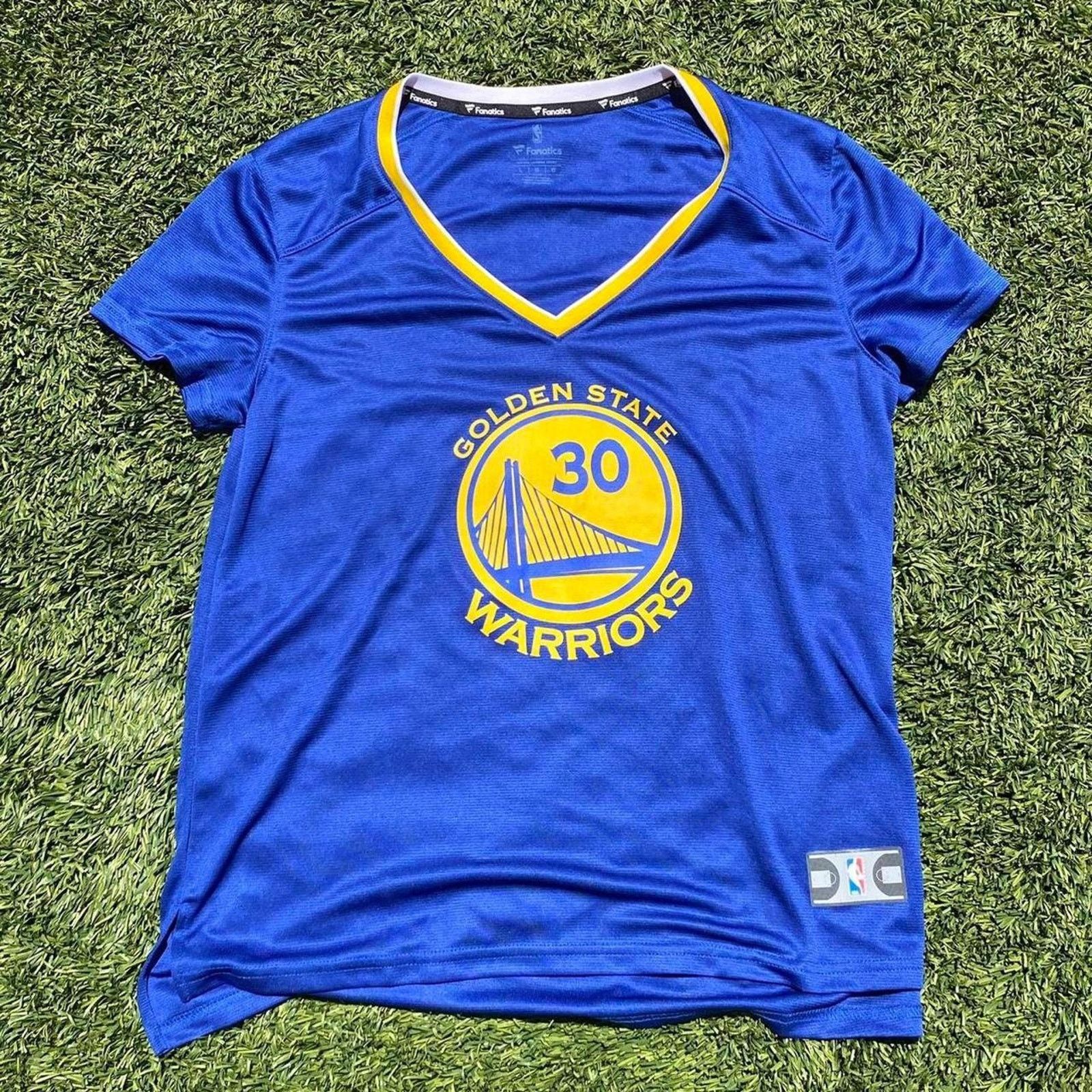 NBA Warriors Curry 30 NBA Jersey Womens L GSW Size L / US 10 / IT 46 - 1 Thumbnail