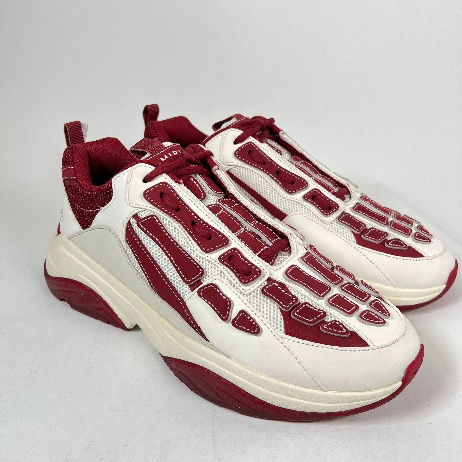 Amiri Amiri Burgundy Bone Runner Size 45 Size US 12 / EU 45 - 4 Thumbnail