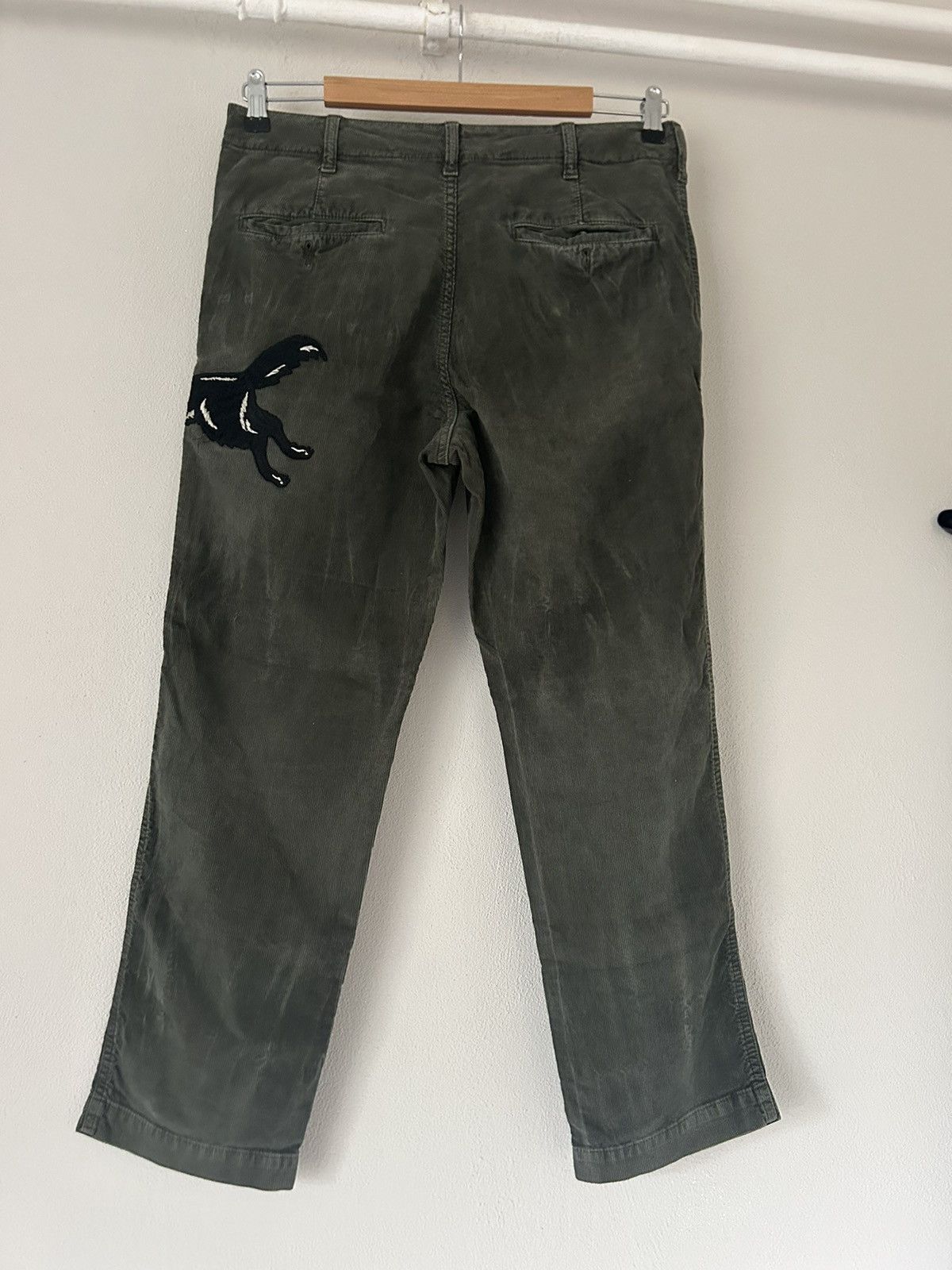 Gucci Washed Velvet Corduroy Wolf Pants Size US 32 / EU 48 - 9 Thumbnail