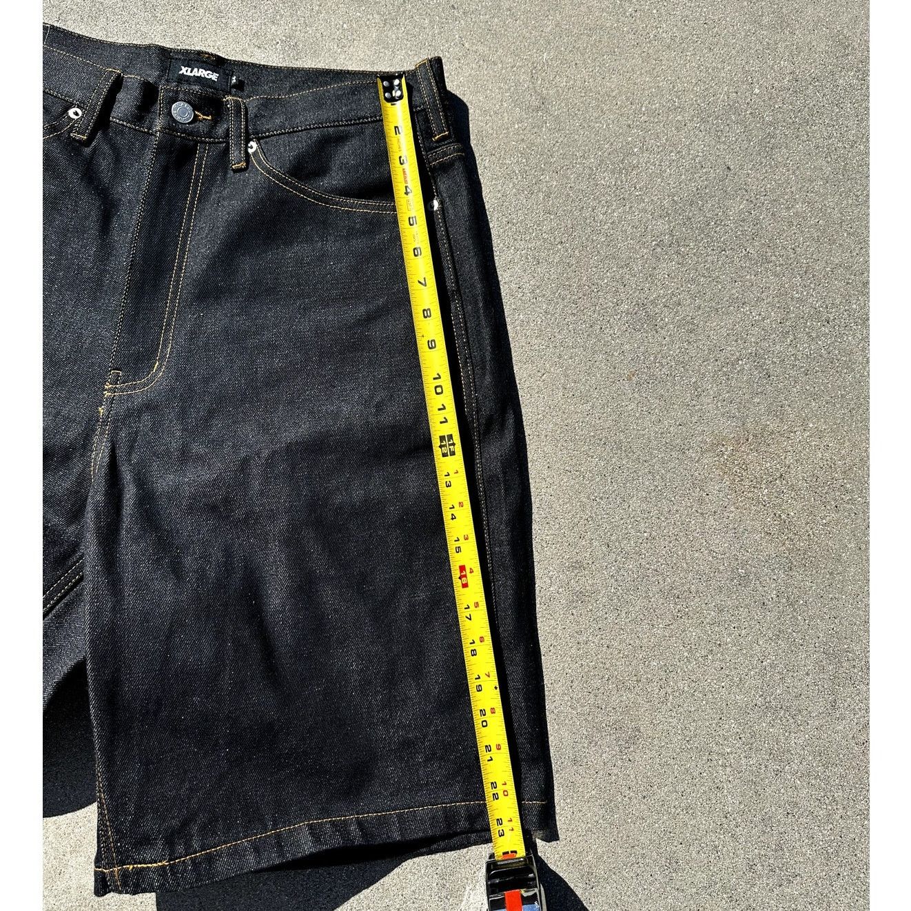 X-LARGE X Large Japan Sample Denim Skate Shorts Jorts Embroidered Size US 34 / EU 50 - 6 Thumbnail