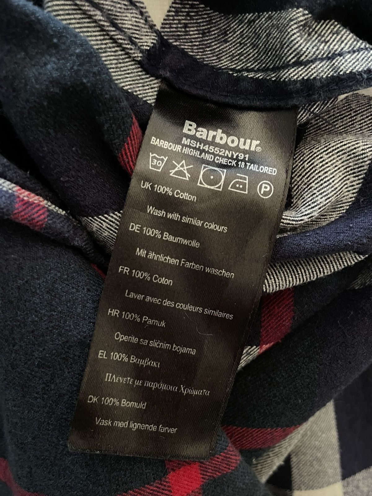 Barbour Barbour Nova Check International Shirt Button Up RARE Size US M / EU 48-50 / 2 - 8 Thumbnail
