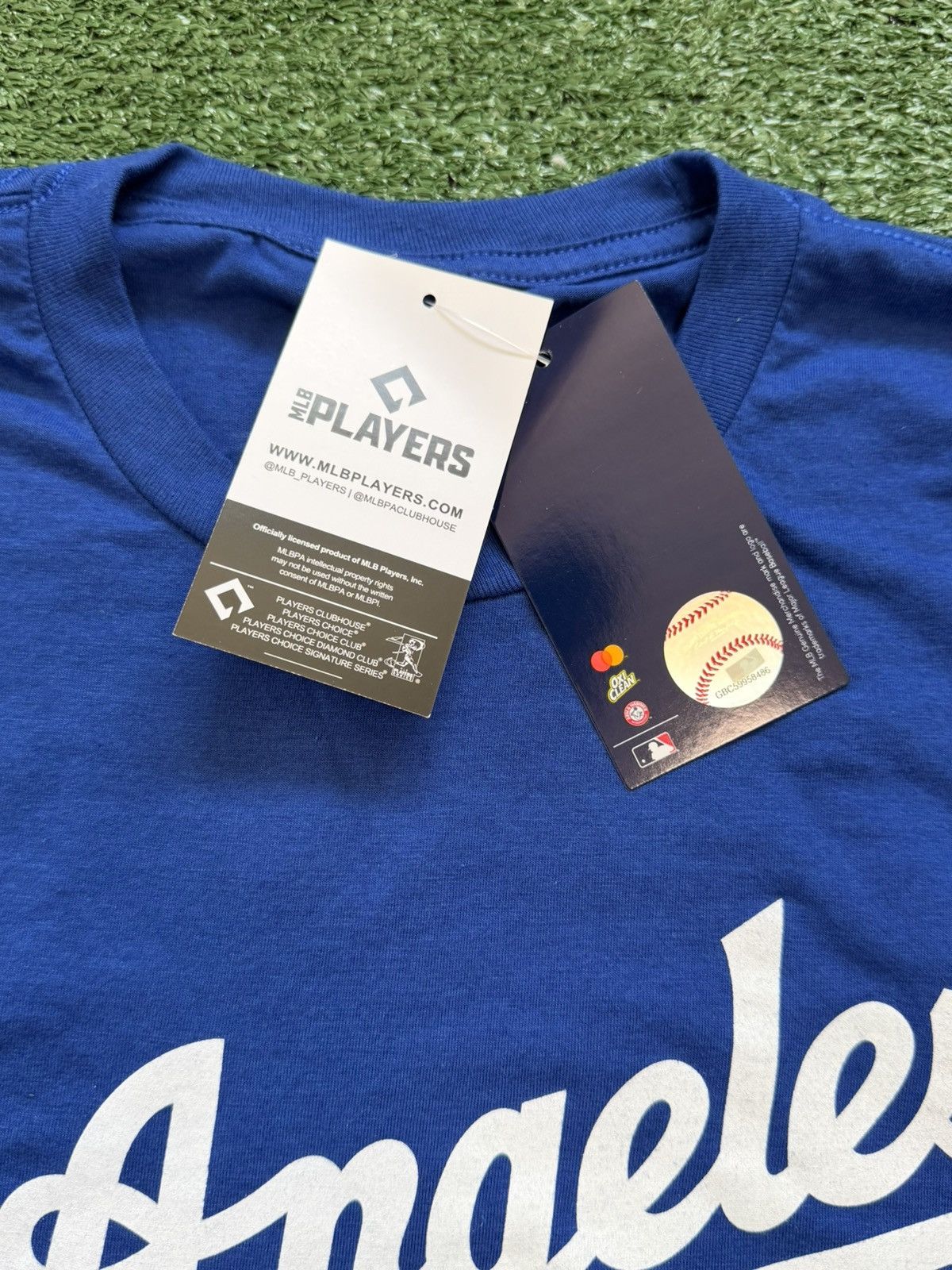 Majestic Majestic Los Angeles Dodgers #17 Shohei Ohtani Men's Blue Size US M / EU 48-50 / 2 - 3 Thumbnail