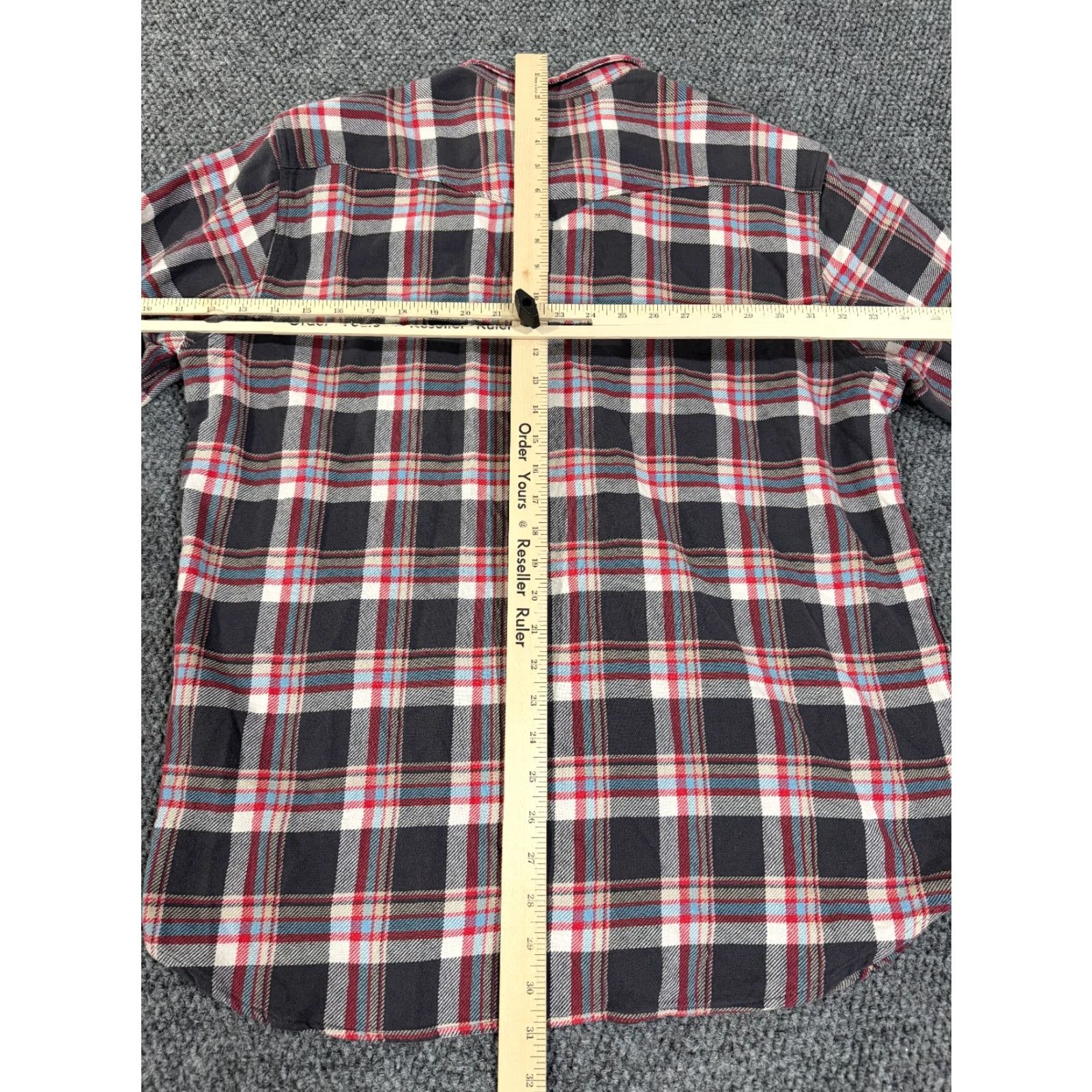 Lucky Brand Lucky Brand Button-Up Shirt Mens XL Black Red Plaid Long Sleeve Western Flannel Size US XL / EU 56 / 4 - 7 Thumbnail