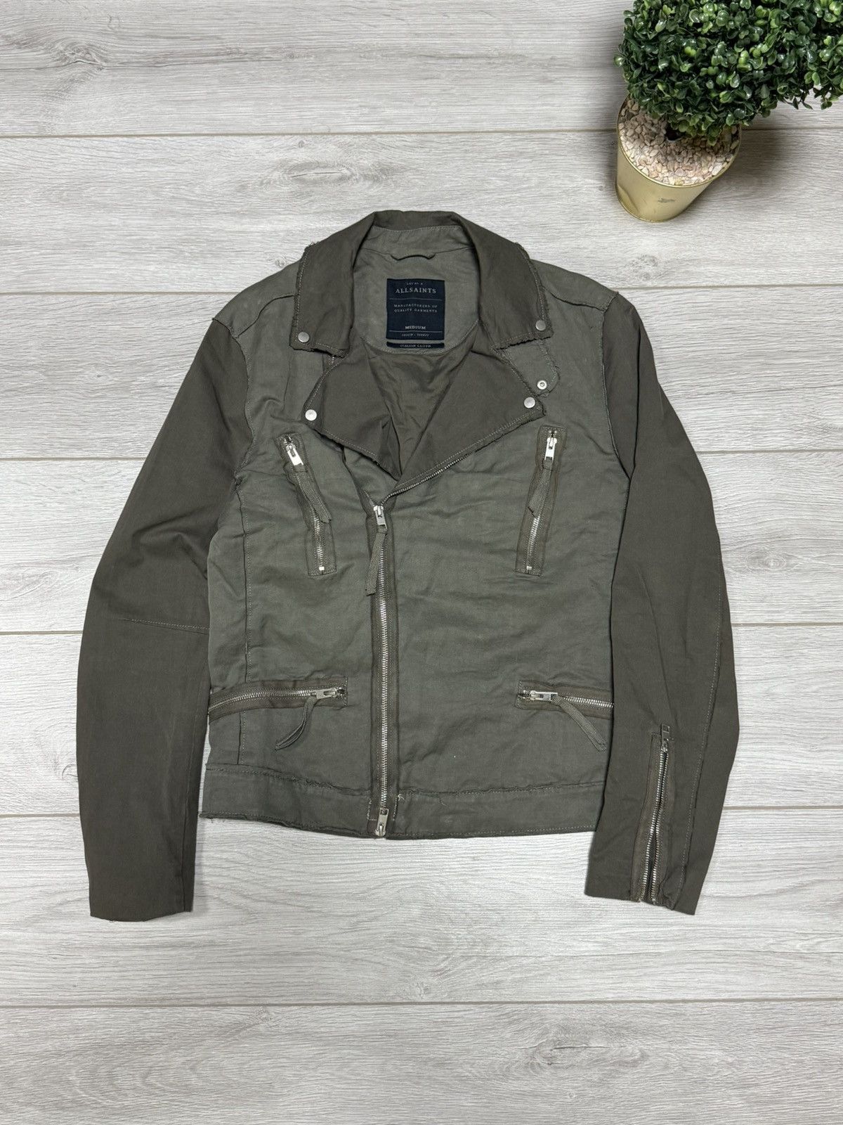 Allsaints Allsaints hakusan biker zip jacket Size US M / EU 48-50 / 2 - 1 Thumbnail