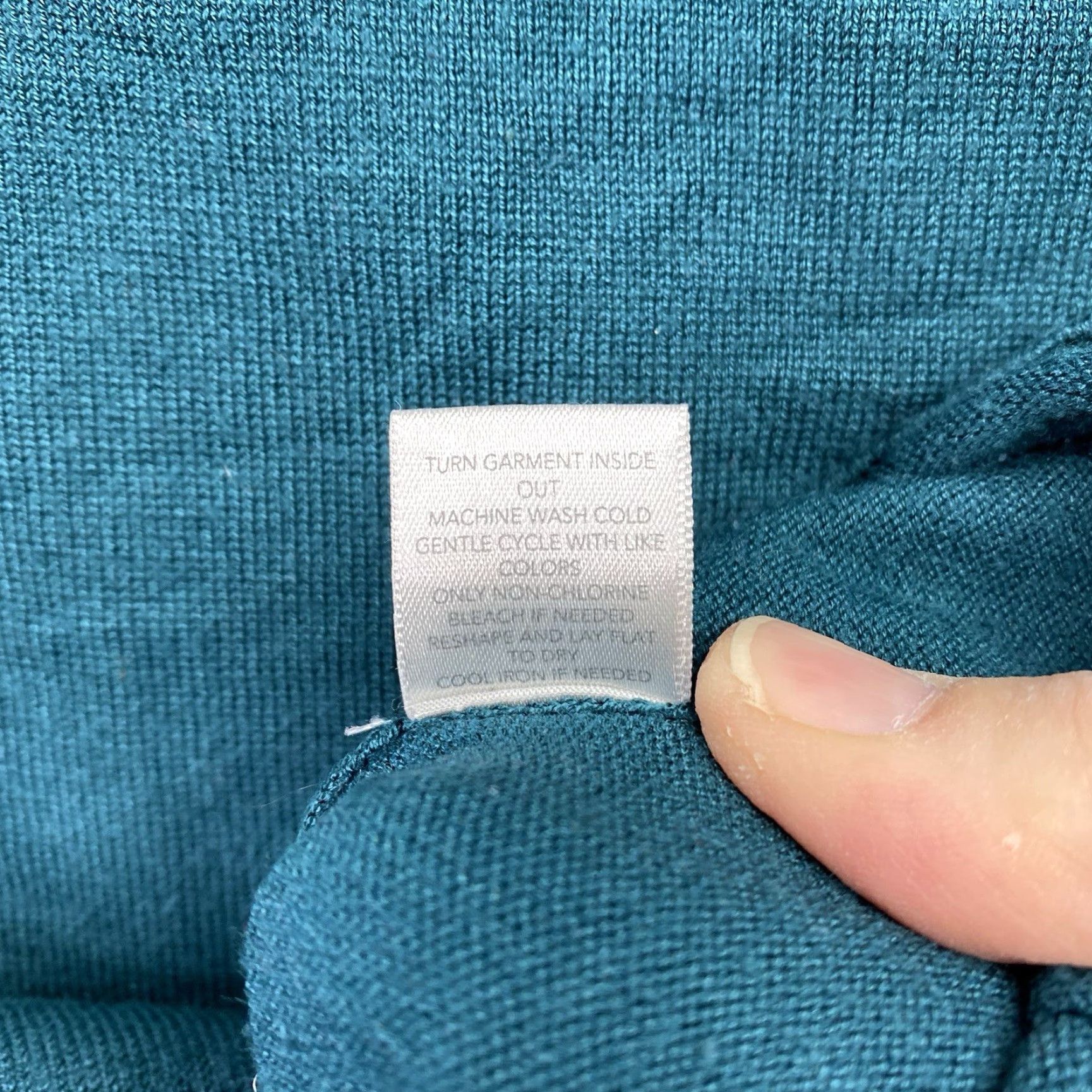 Vintage CJ Banks Sleeveless Top Womens 1X Teal Green Knit Tank Shirt Size XL / US 12-14 / IT 48-50 - 6 Thumbnail