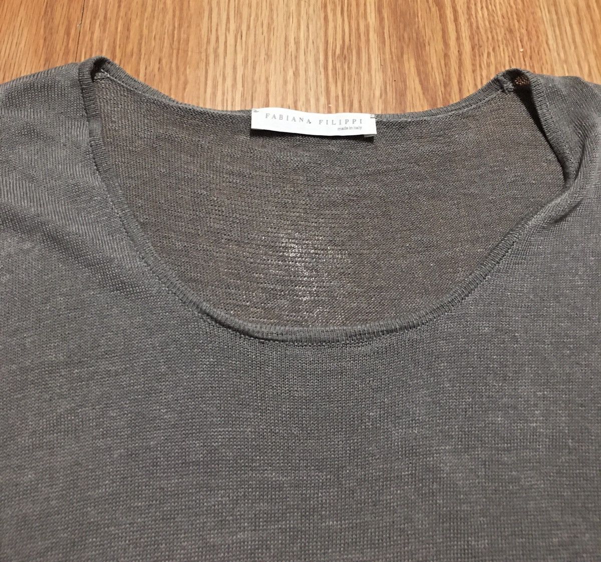 Fabiana Filippi Fabiana Filippi Linen Knit Womens Top Size XL Size XL / US 12-14 / IT 48-50 - 6 Thumbnail