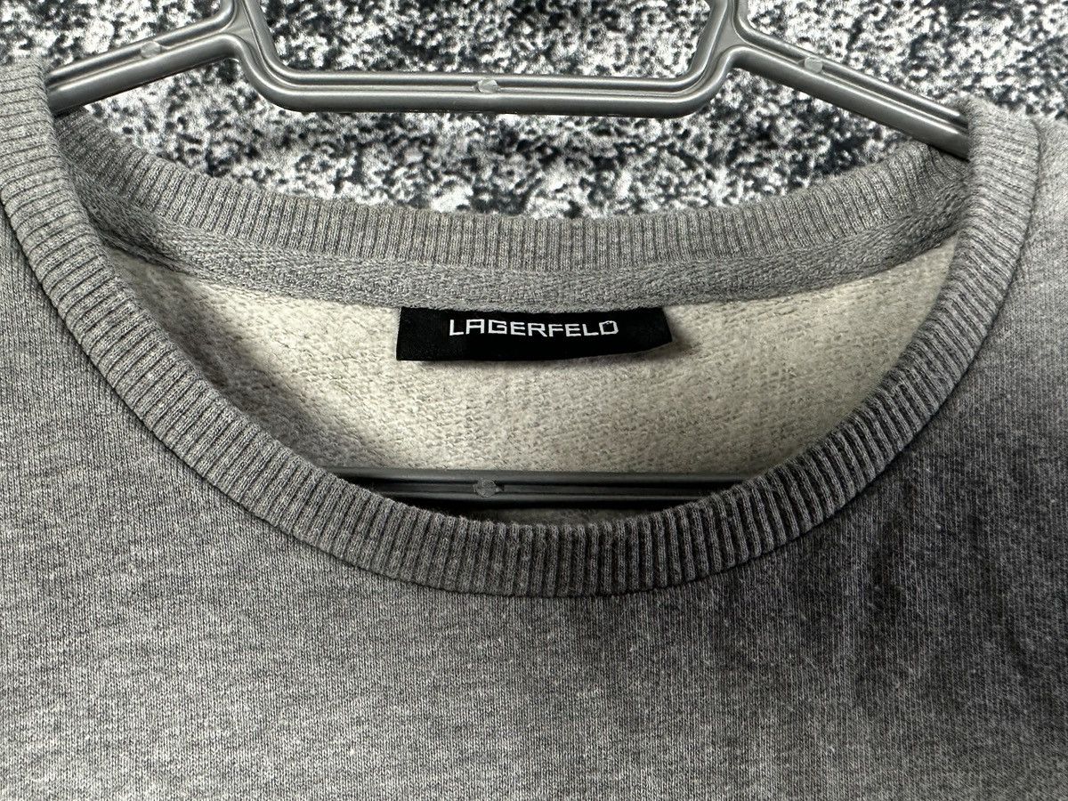 Karl Lagerfeld Karl Lagerfeld Crewneck Sweatshirt Pullover Big Logo Size XL Size US XL / EU 56 / 4 - 5 Thumbnail