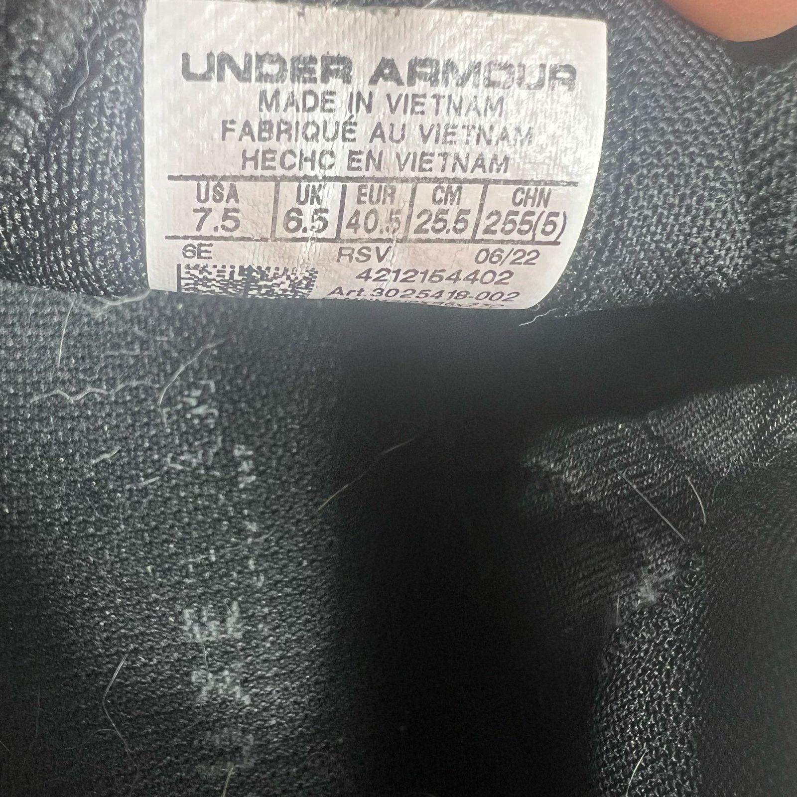 Under Armour Under Armour charged assert black Mens 7.5 Size US 7.5 / EU 40-41 - 8 Thumbnail