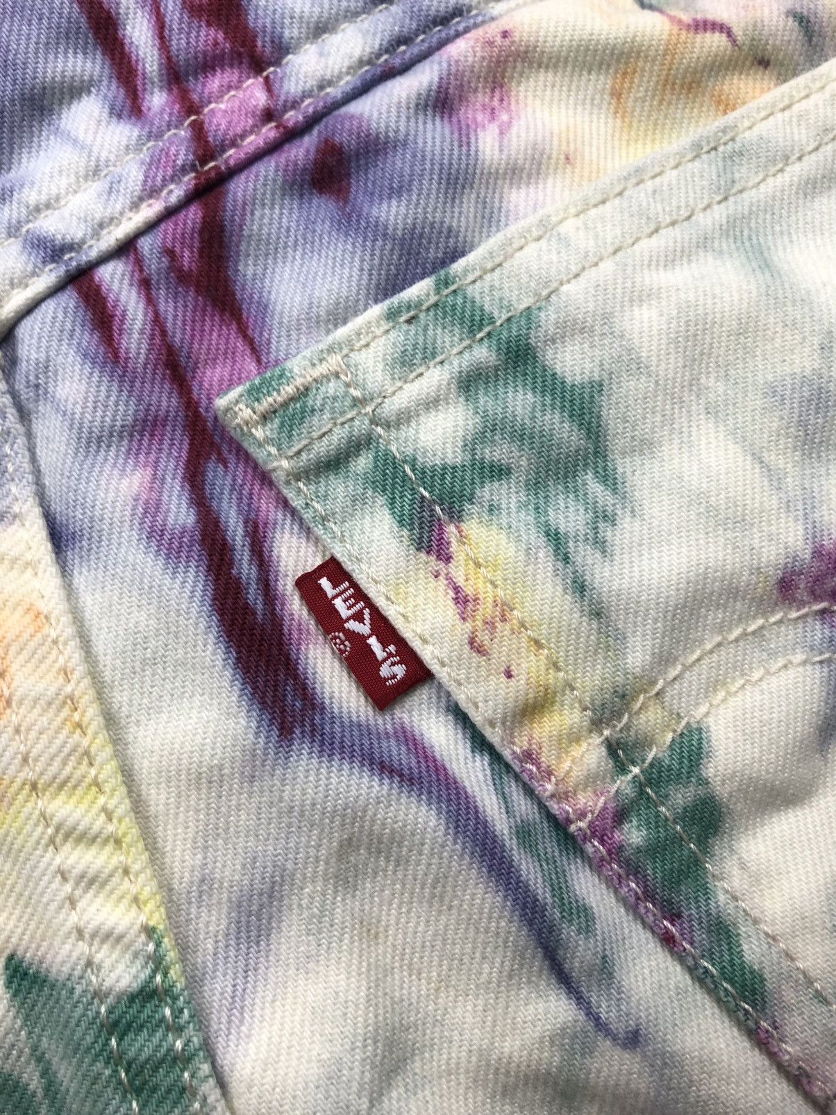 Levi's LEVIS Hype Multicolour Rare Shorts Streetwear Crazy Y2k Size 28" / US 6 / IT 42 - 16 Thumbnail
