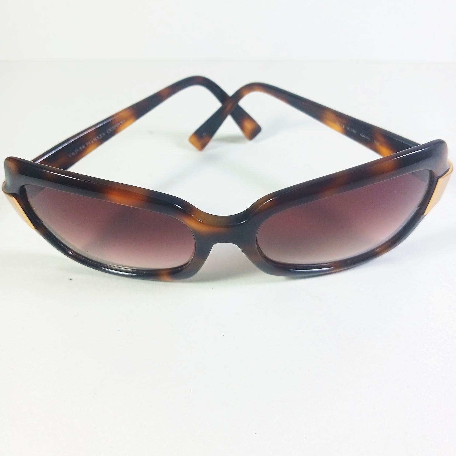 Oliver Peoples Oliver Peoples Vilette Tortoise Brown/Gold Sunglasses w/Case Size ONE SIZE - 7 Thumbnail