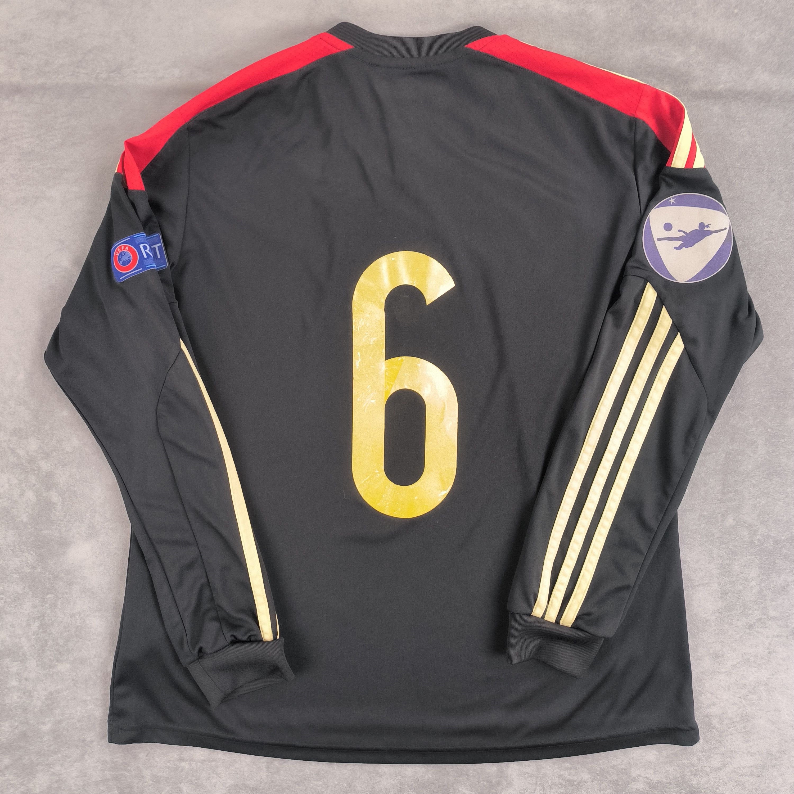 Adidas Germany Womens 2013 Adidas away #6 football jersey Womens L Size L / US 10 / IT 46 - 2 Thumbnail