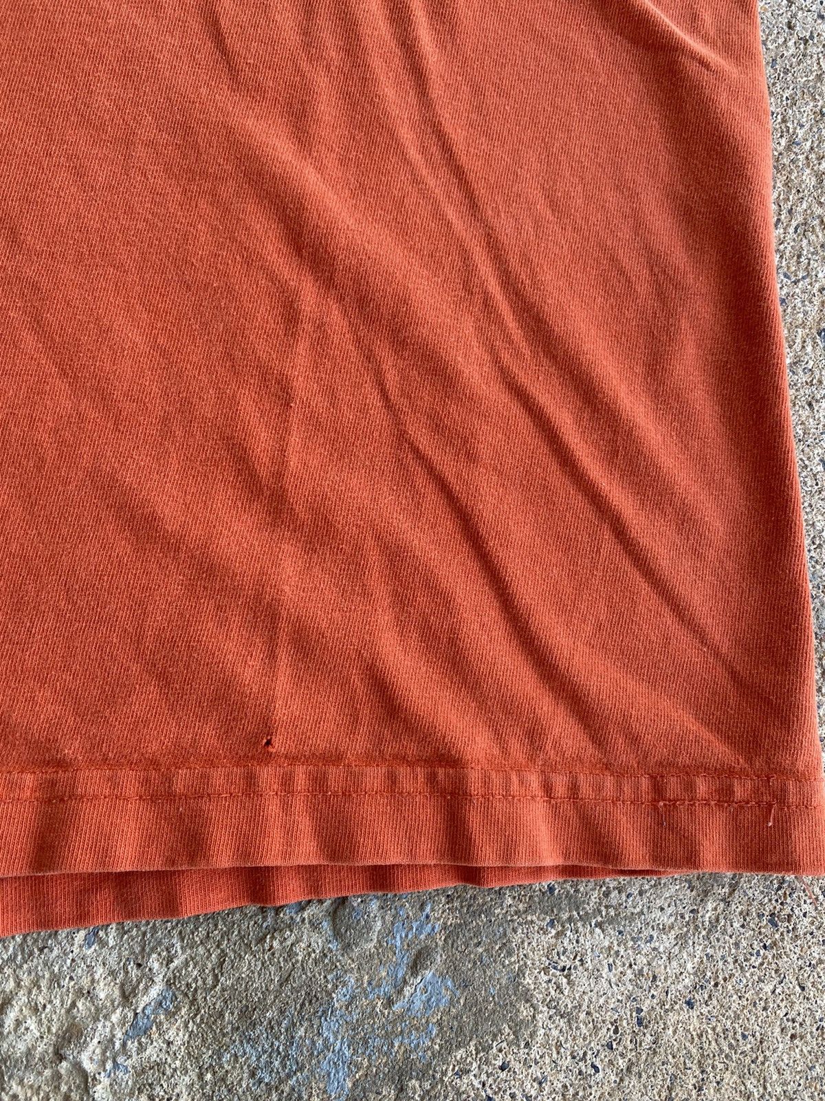 Harley Davidson × Vintage Vintage Y2K Harley Davidson Faded Orange Shirt Size US XL / EU 56 / 4 - 4 Thumbnail