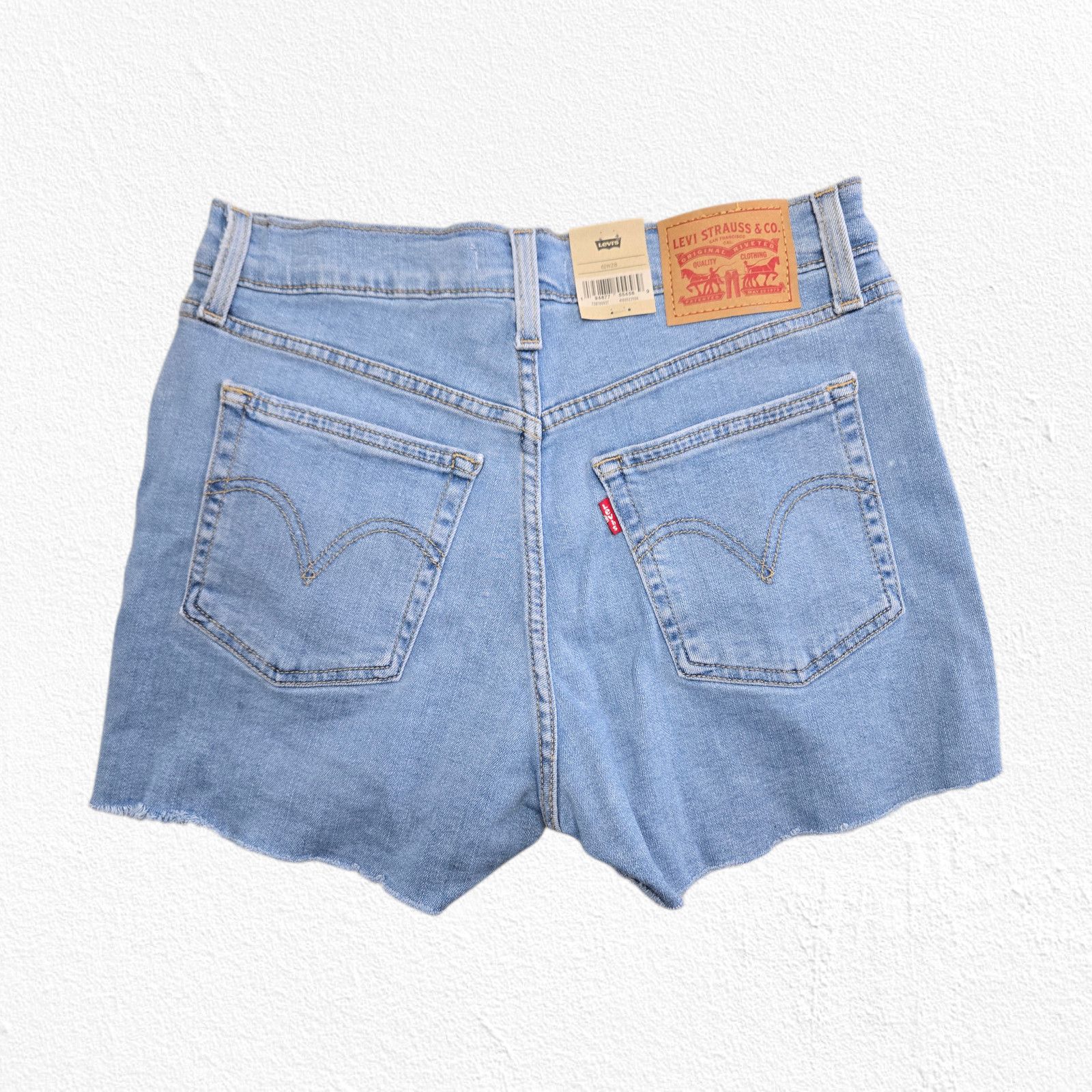 Levi's Levis High Rise Cut Off Denim Shorts Size 28 Size 28" / US 6 / IT 42 - 9 Thumbnail