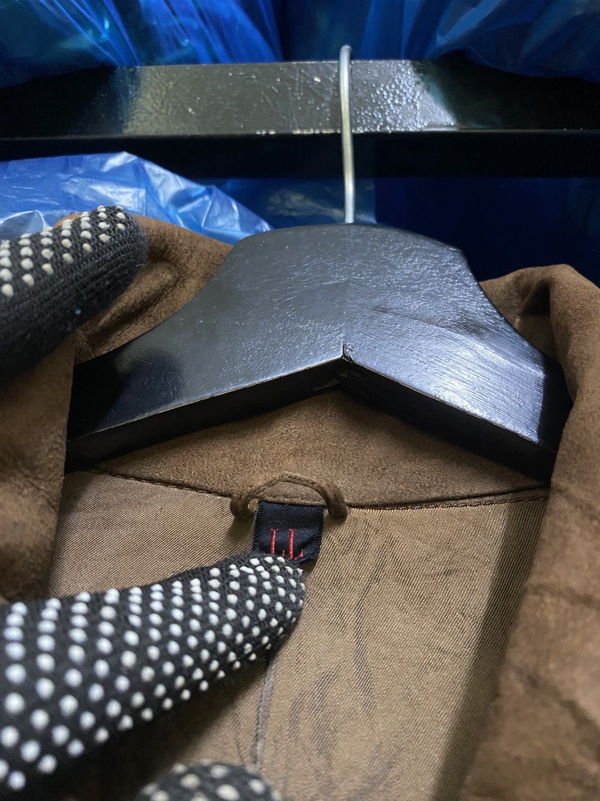 Other Vintage Brown Suede Bomber Jacket - Classic 90s Minimalist Size US L / EU 52-54 / 3 - 6 Thumbnail