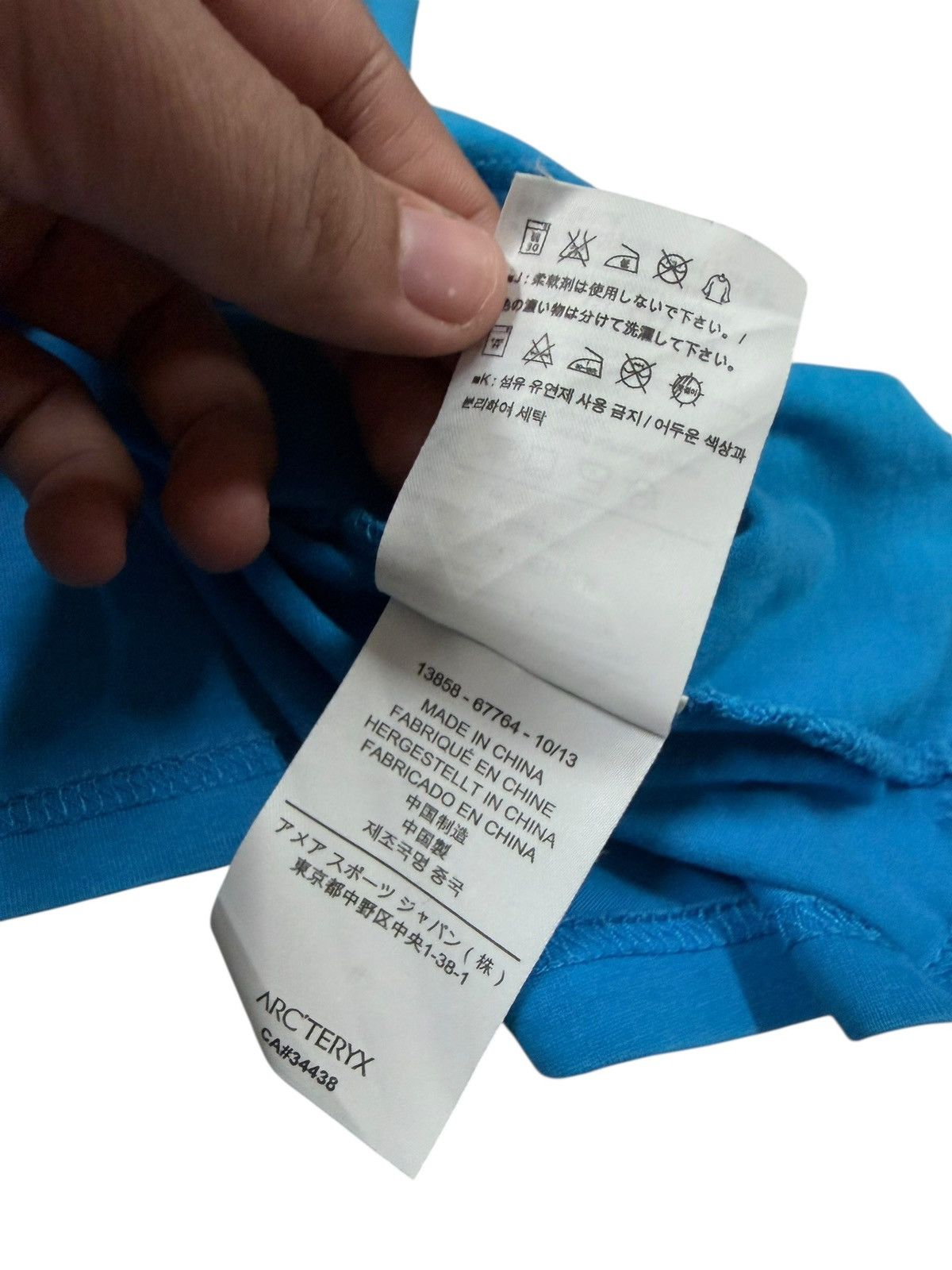 Arc'teryx Arc’teryx Equitment Inc. Blue Og Logo Tee Size US L / EU 52-54 / 3 - 11 Thumbnail