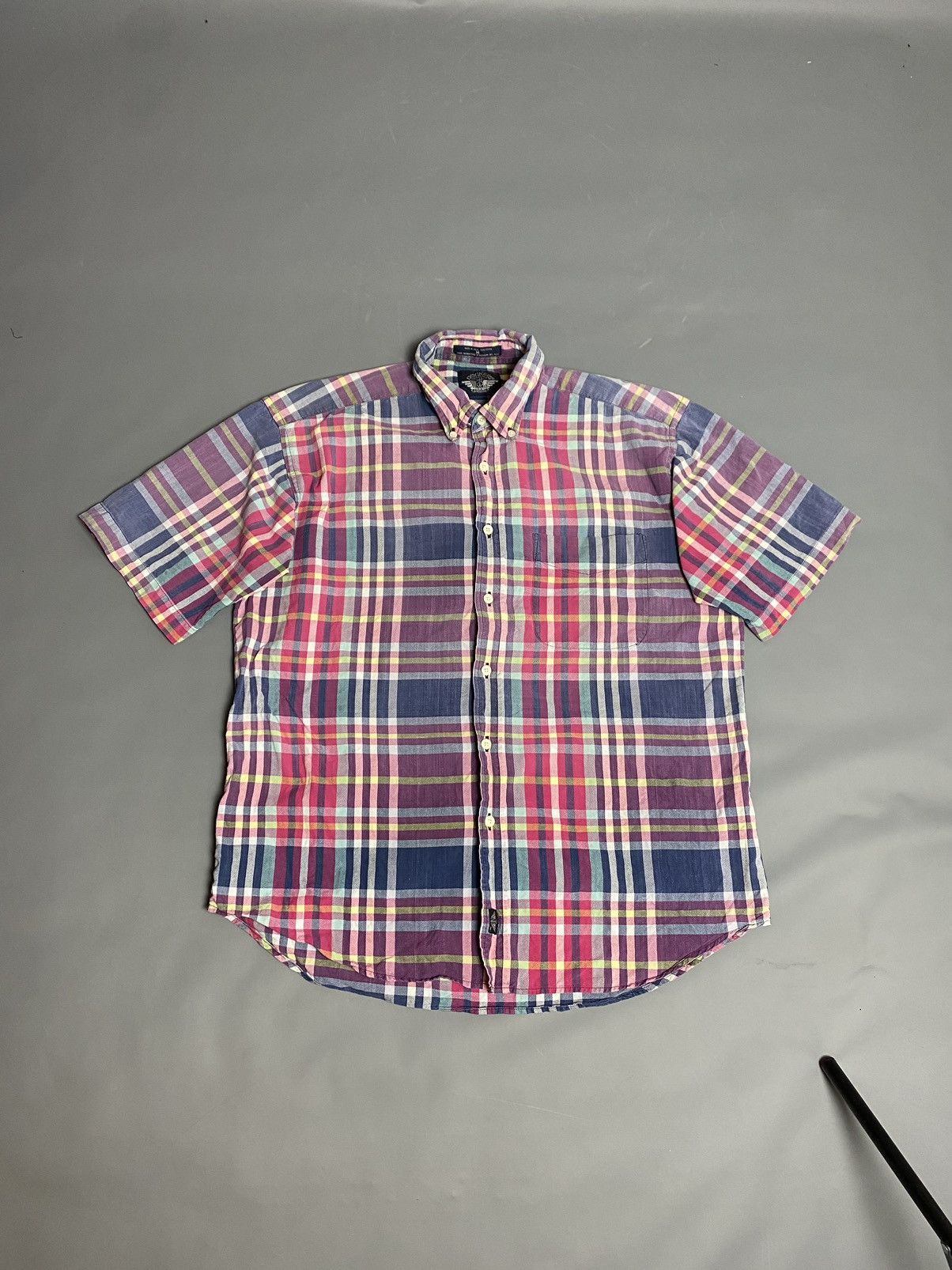 Dockers Vtg 90s Dockers Levi’s Shirt M Plaid Short Sleeve Button Up Size US M / EU 48-50 / 2 - 1 Thumbnail