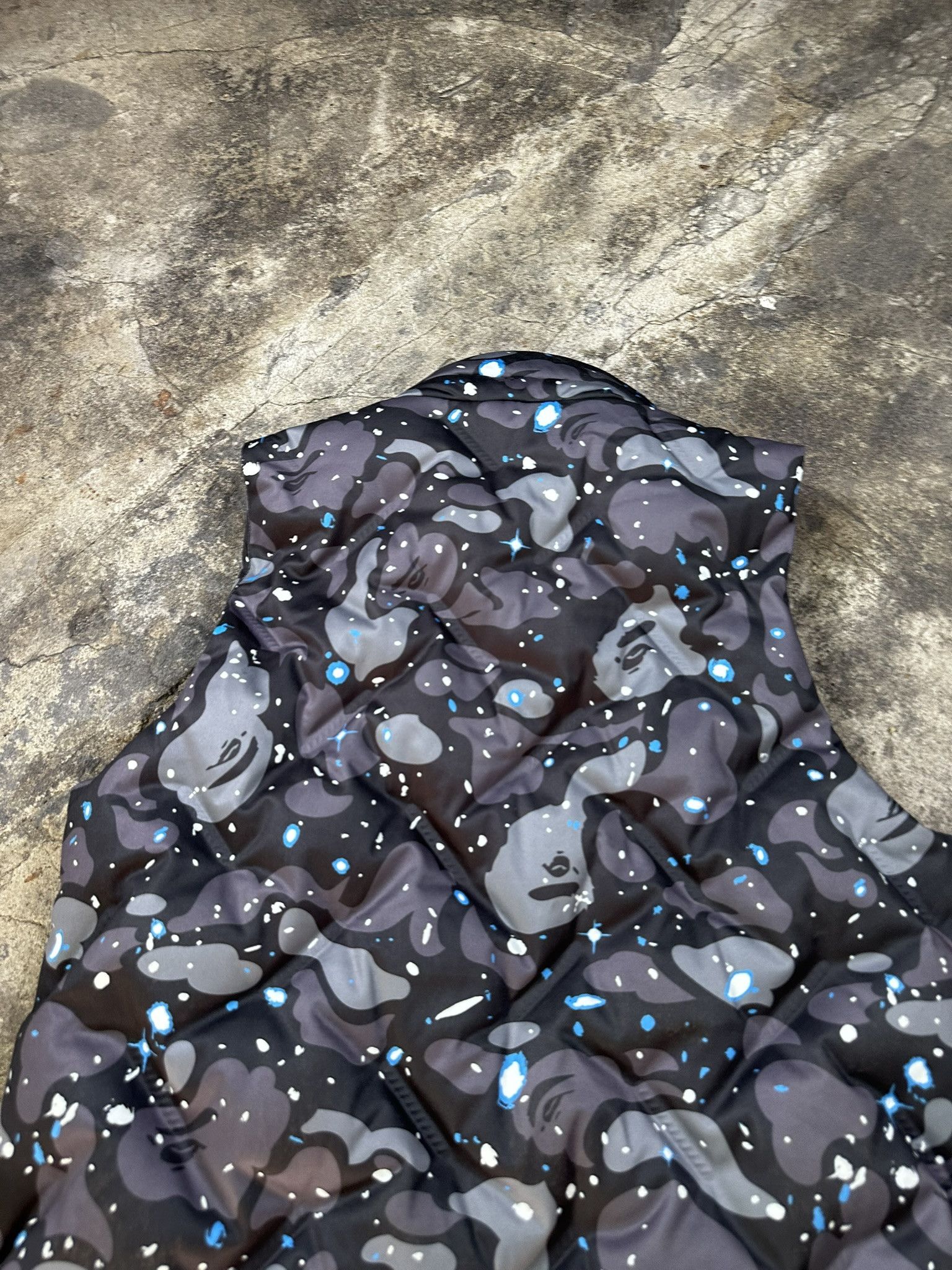 Bape BAPE Space Camo Down Puffer Vest Size US M / EU 48-50 / 2 - 4 Thumbnail