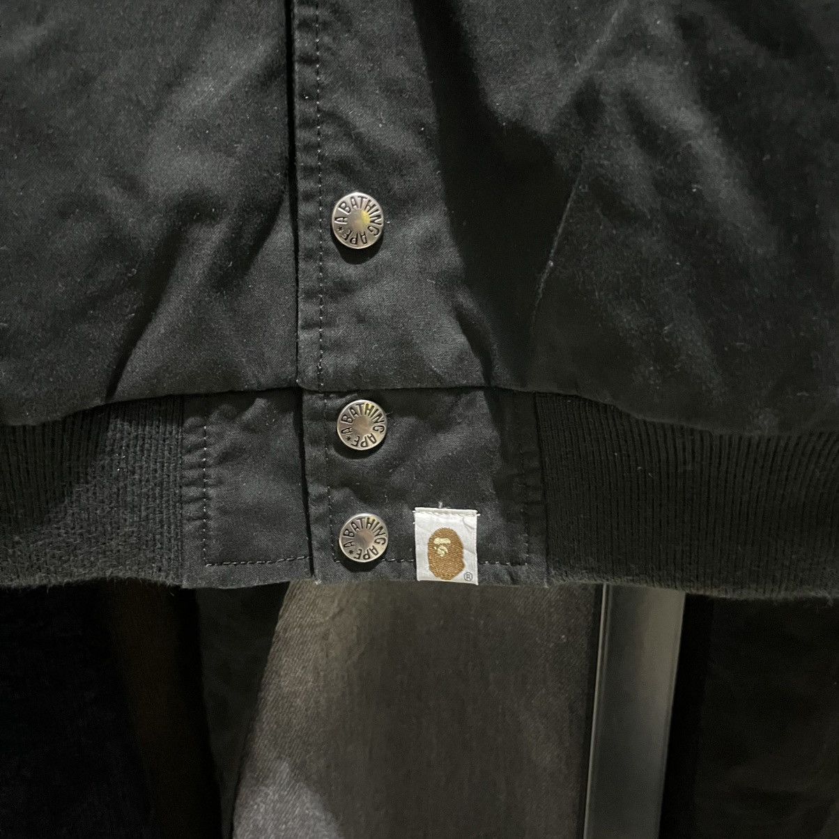 Bape MADE JAPAN 90s- BAPEX Varsity Jacket by A Bathing Ape Size US XL / EU 56 / 4 - 4 Thumbnail
