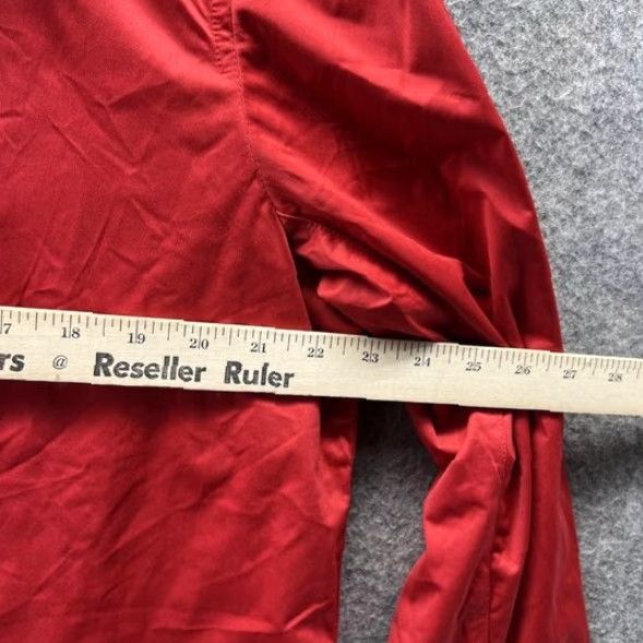 Ralph Lauren VINTAGE Ralph Lauren Jacket Men Medium Anorak Red Half Zip Golf Golfer Polyester Vtg Size US M / EU 48-50 / 2 - 2 Thumbnail