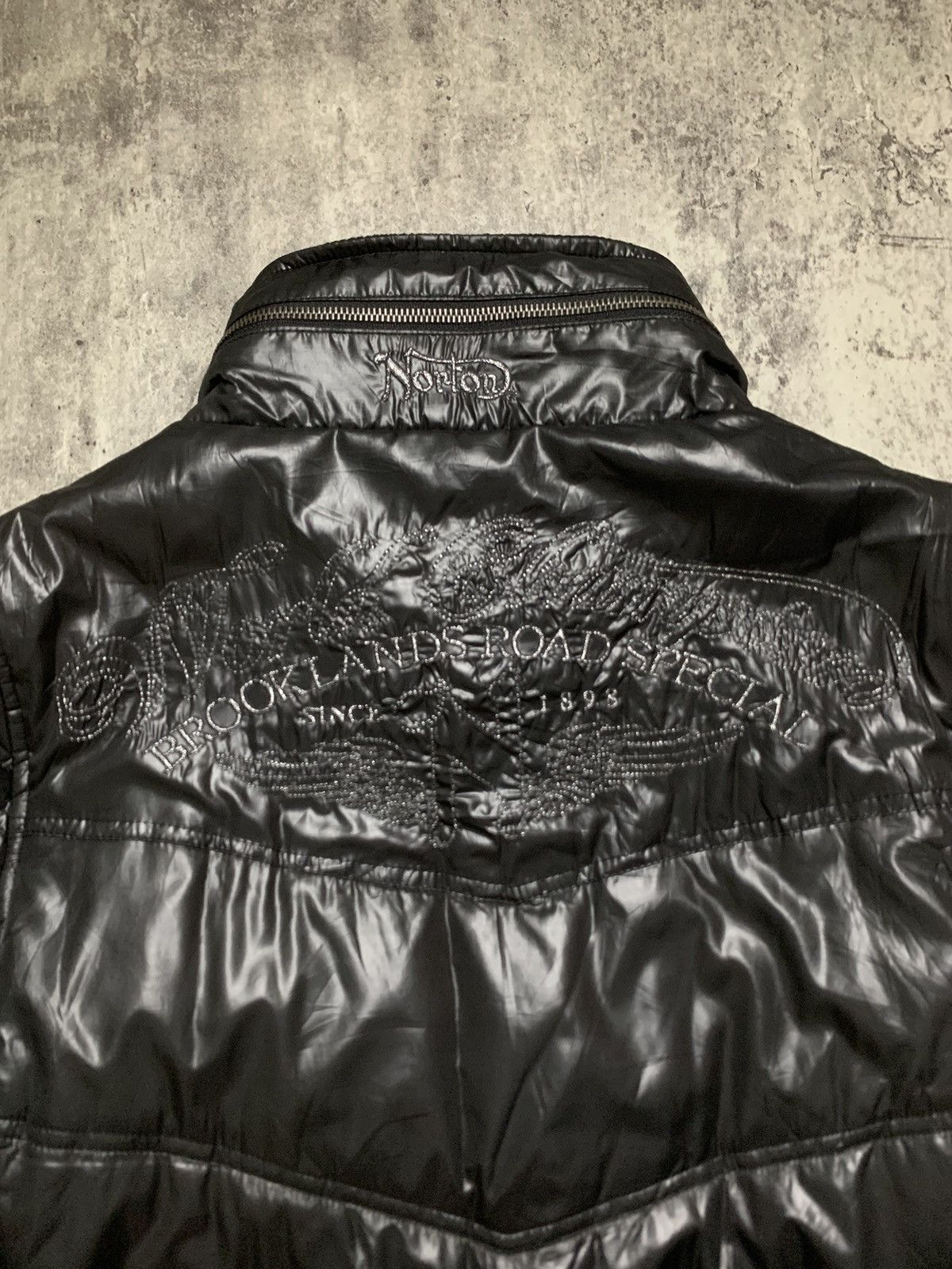 Japanese Brand Norton Embroidered Vkei Style Puffer Rocker Jacket Size US M / EU 48-50 / 2 - 9 Thumbnail