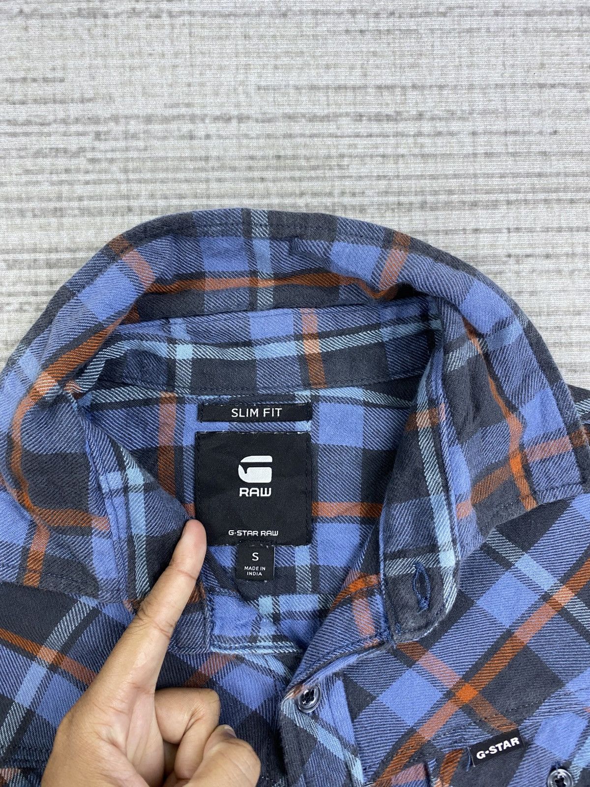 G-Star × Japanese Brand × Vintage Vintage G-Star Raw Japanese Brand Checkered Button Up Shirt Size US M / EU 48-50 / 2 - 9 Thumbnail