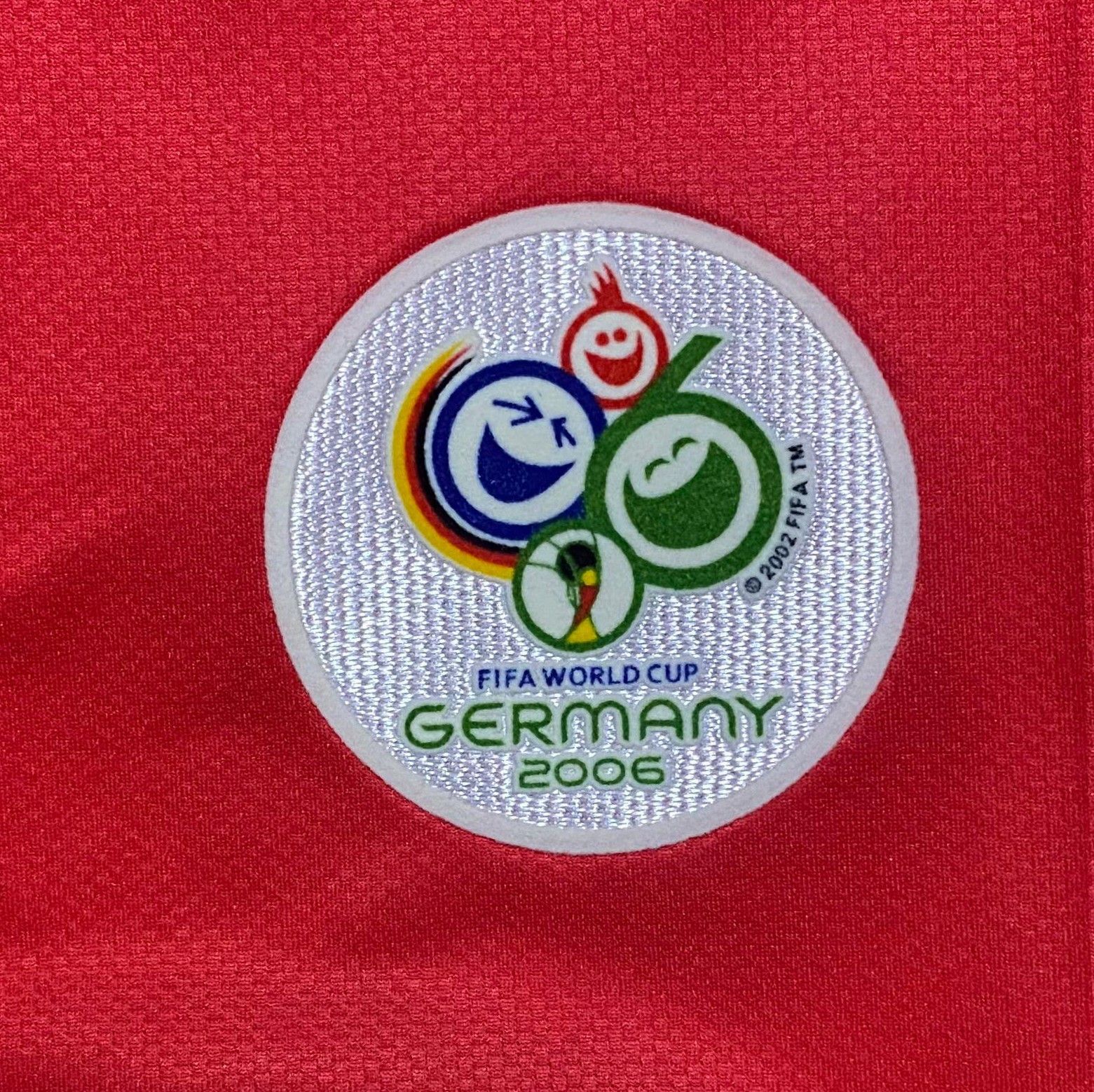 Nike South Korea World Cup 2006 Home Player Issue Jersey JiSung 7 Size US L / EU 52-54 / 3 - 6 Thumbnail