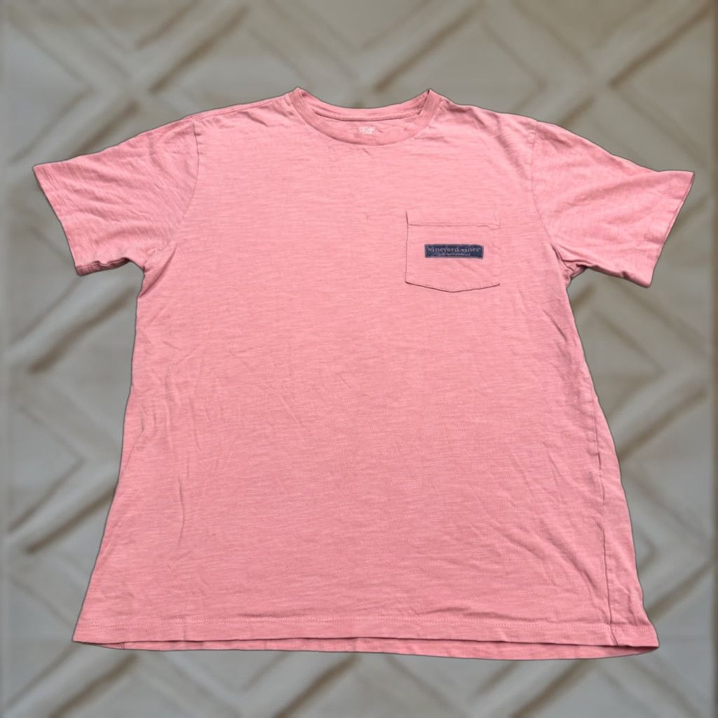 Vineyard Vines VINEYARD VINES Graphic T-Shirt Mens Small Pink Short Sleeve Pocket Tee Classic Outdoor Size US S / EU 44-46 / 1 - 1 Thumbnail