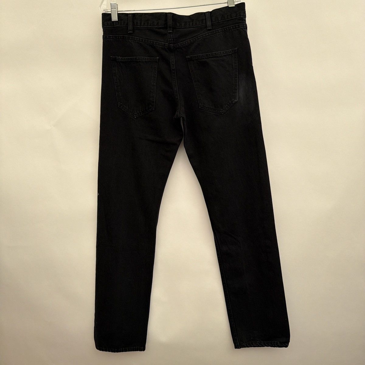 Celine Celine Paris washed black straight leg jeans 32” Size US 32 / EU 48 - 2 Thumbnail