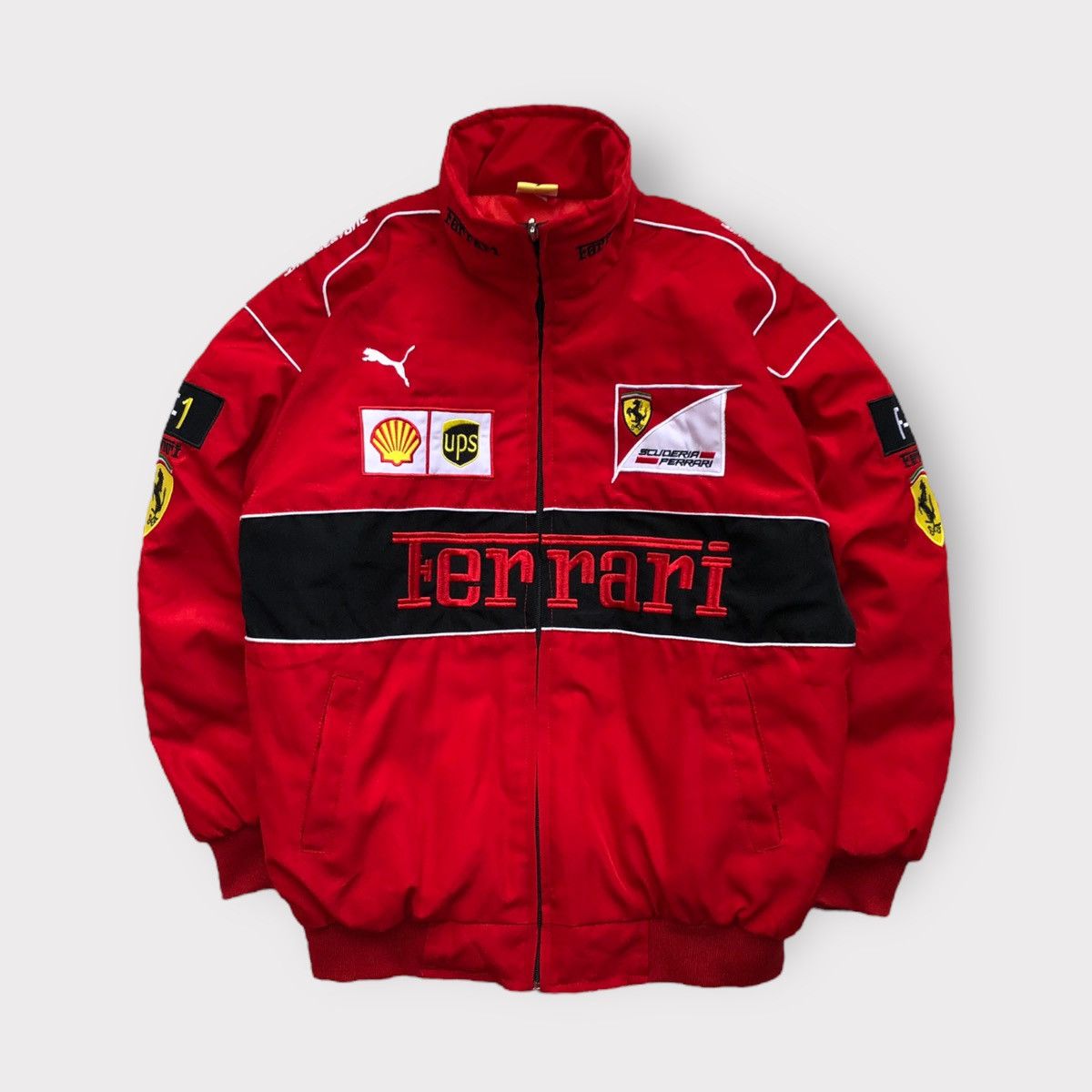 Ferrari × Puma × Racing NEW RARE VINTAGE RACING JACKET FERRARI 1992 Y2K ...