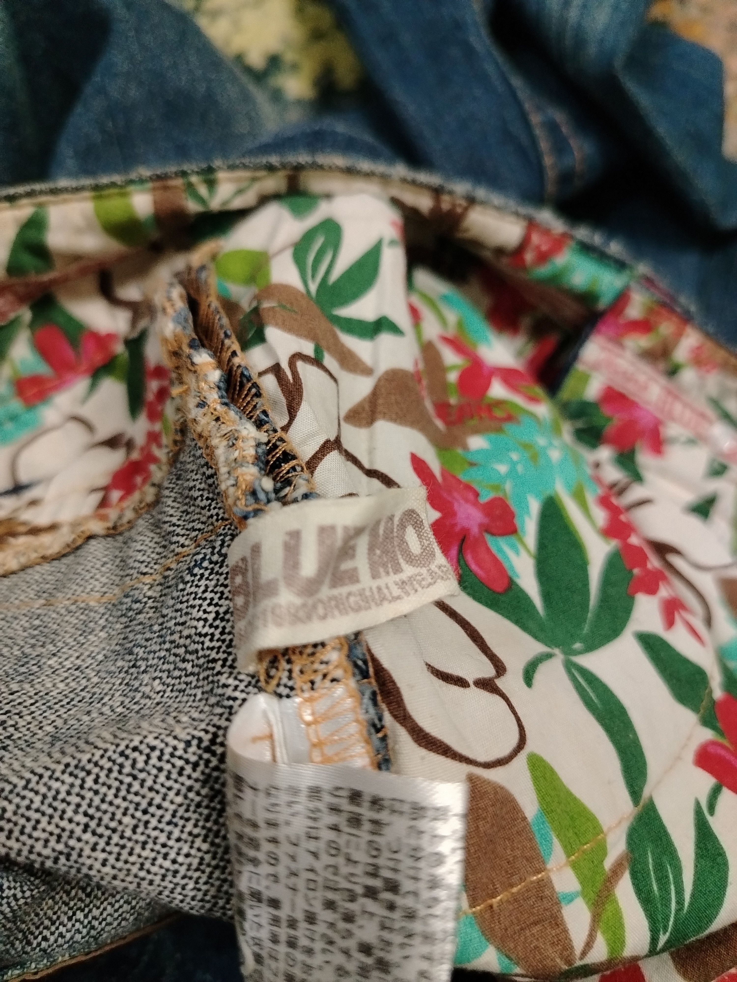 Designer Blue Moon Blue jeans hawaii Size 30" / US 8 / IT 44 - 6 Thumbnail