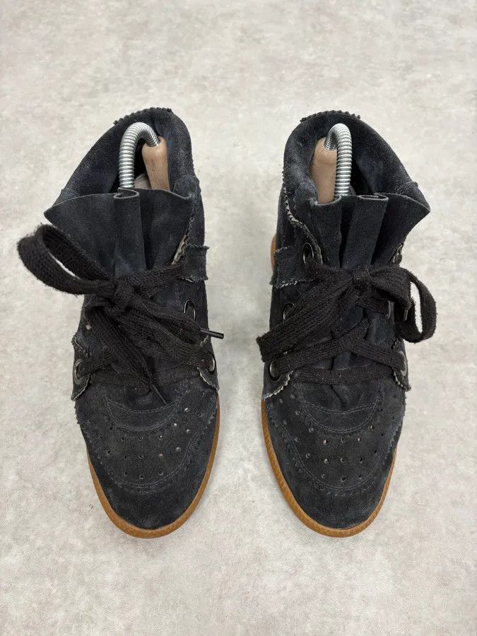 Isabel Marant Isabel Marant Black Suede High Boots Size US 7 / IT 37 - 2 Thumbnail