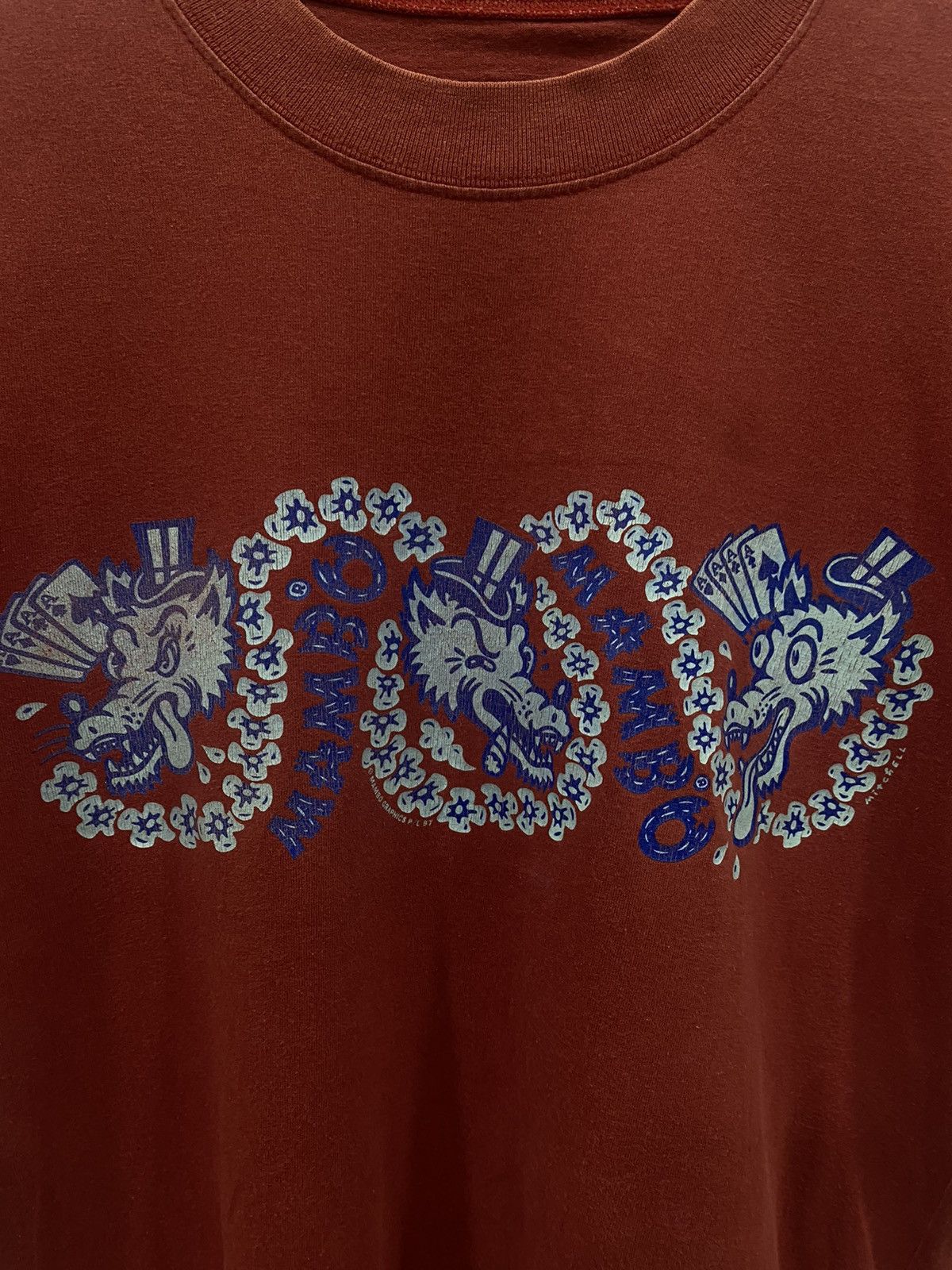 Mambo 💢VINTAGE 90s MAMBO Mitchell Graphics design 1997 tee shirt Size US M / EU 48-50 / 2 - 4 Thumbnail