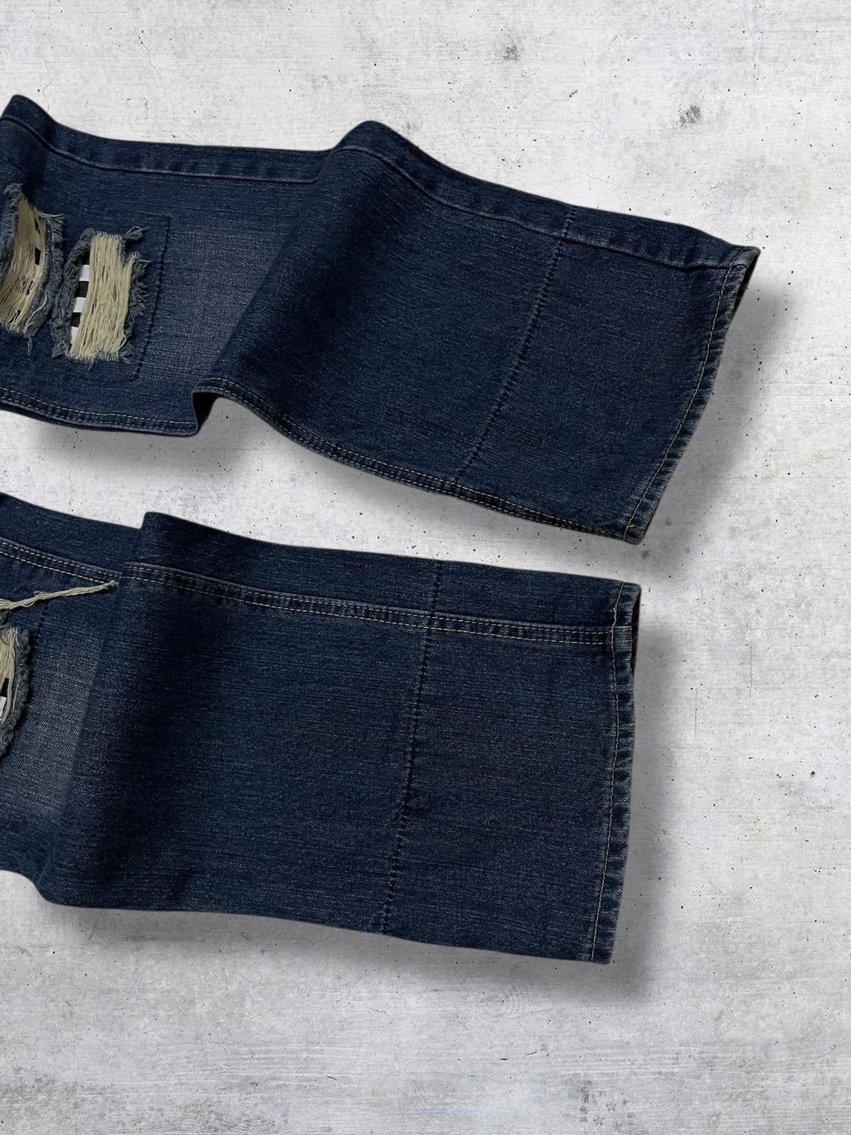 Hysteric Glamour VINTAGE DOMINATE CRAFTED OG DESIGNER JAPAN RIPPED PATCHWORK Size US 31 - 5 Thumbnail