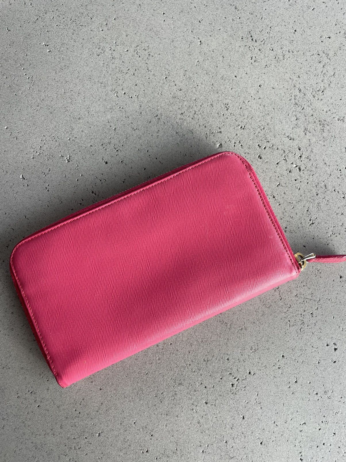 Prada Prada Saffiano Leather Zippy Wallet Size ONE SIZE - 2 Thumbnail