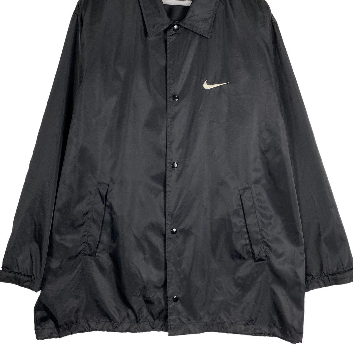 Nike × Vintage 💥90s NIKE COACH NYLON WINDBREAKER JACKET Size US XL / EU 56 / 4 - 5 Thumbnail