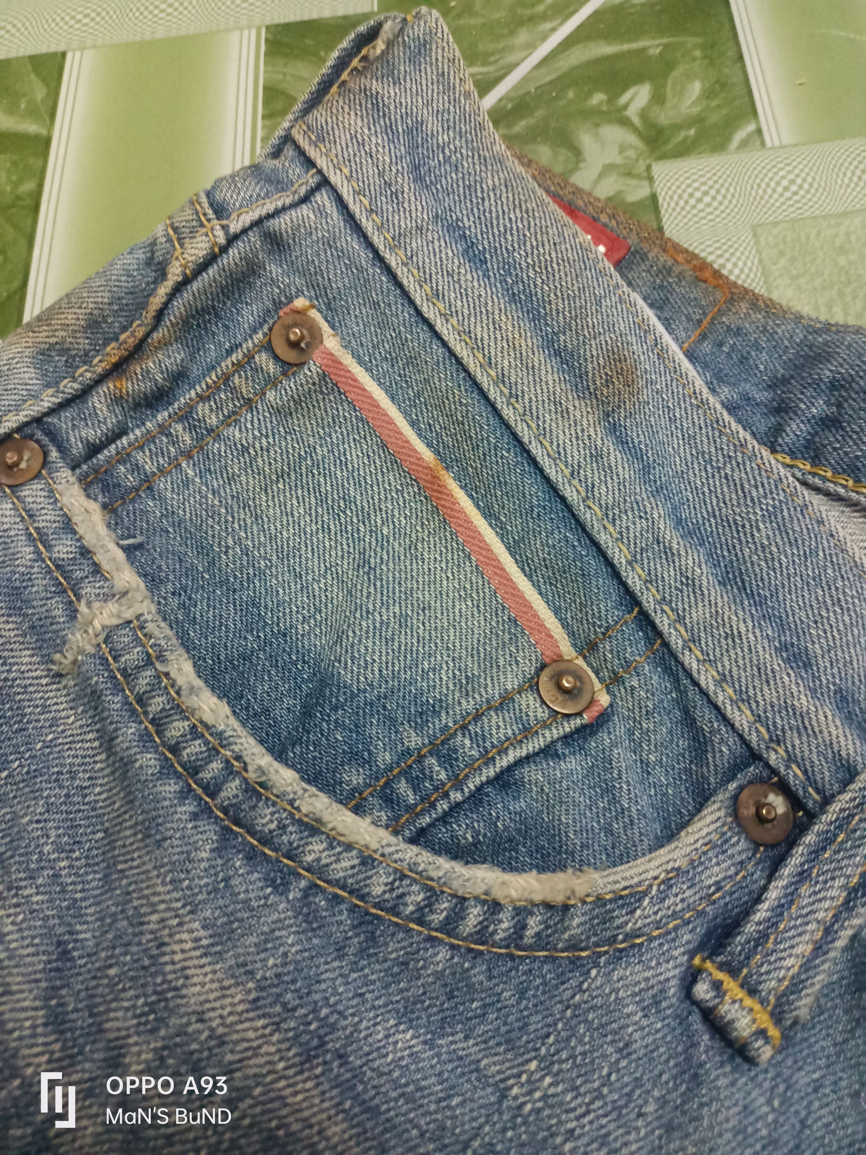 Edwin × Vintage Distressed EDWIN 505 zx Selvedge Size US 32 / EU 48 - 13 Thumbnail